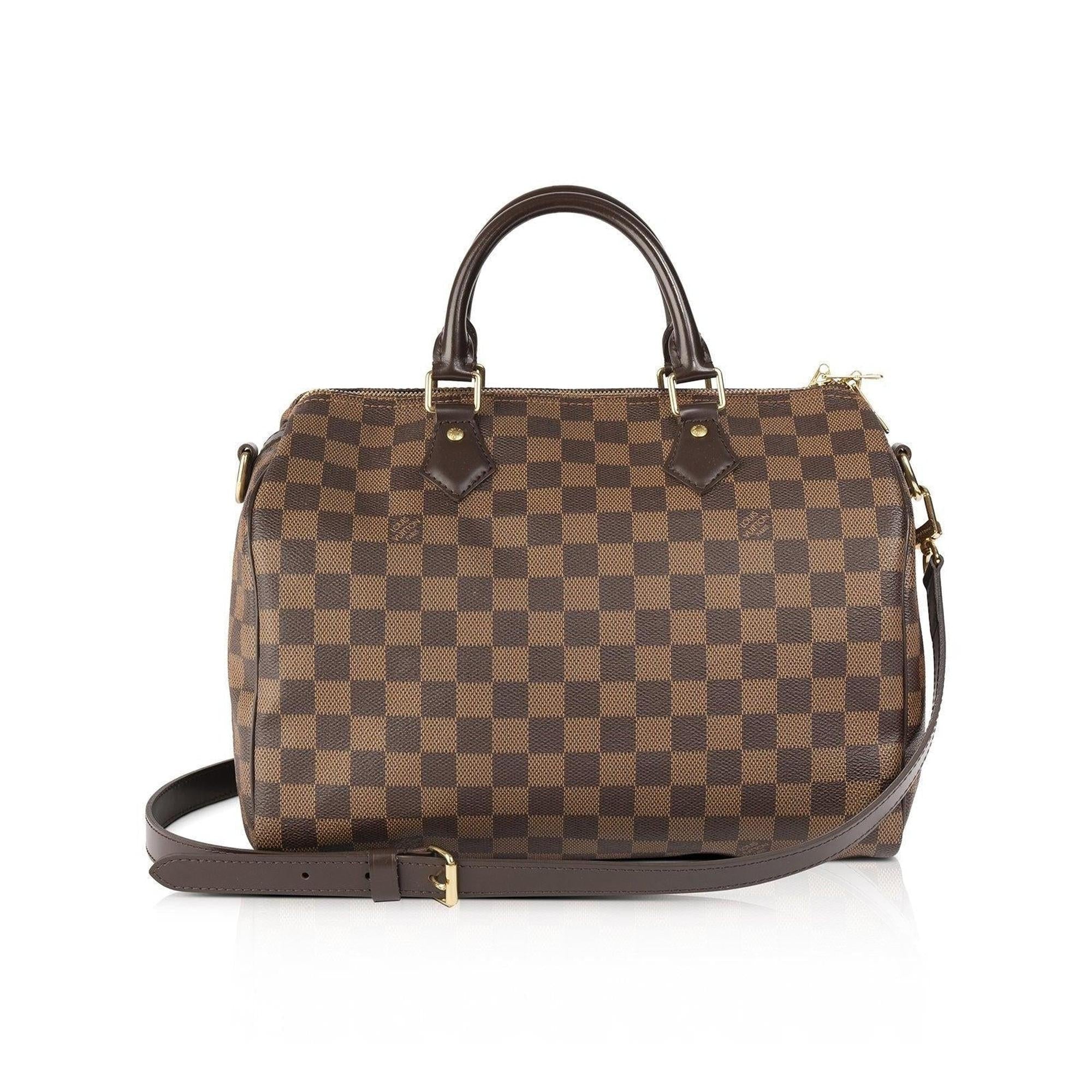 Louis Vuitton Damier Ebene Speedy Bandouliere 30 w/ Receipt & Box