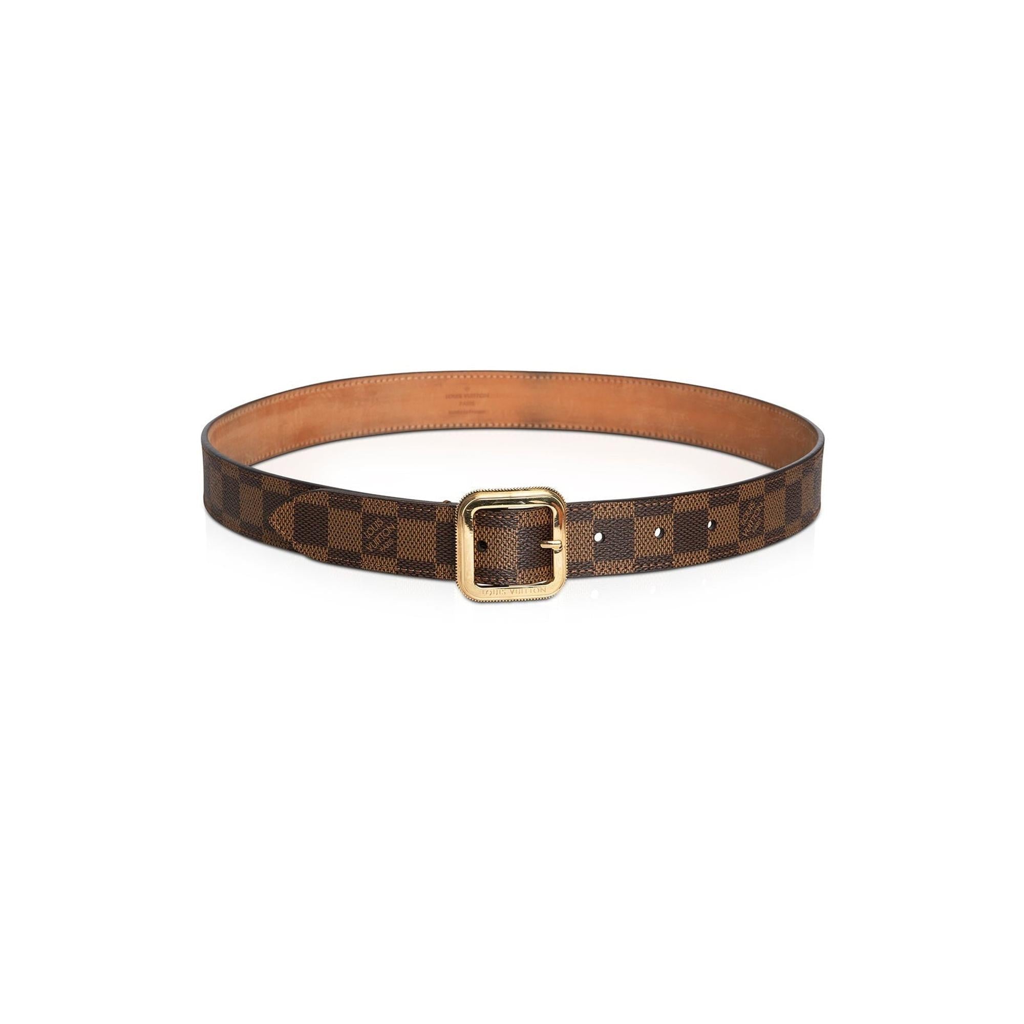 Louis Vuitton Damier Ebene Tresor 30 MM Belt