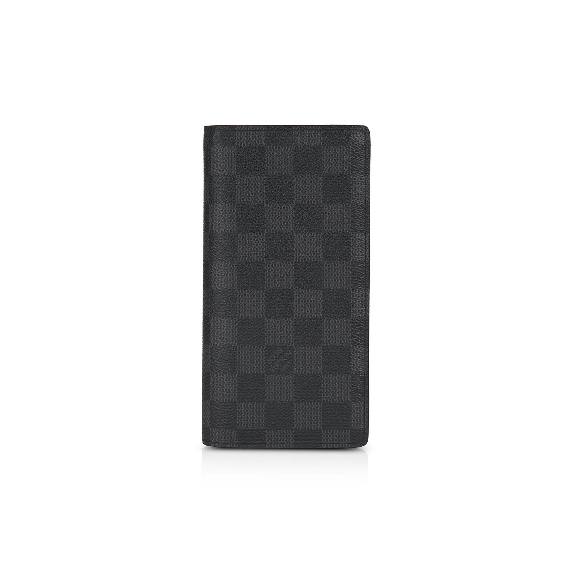Louis Vuitton Damier Graphite Brazza Wallet w/ Box
