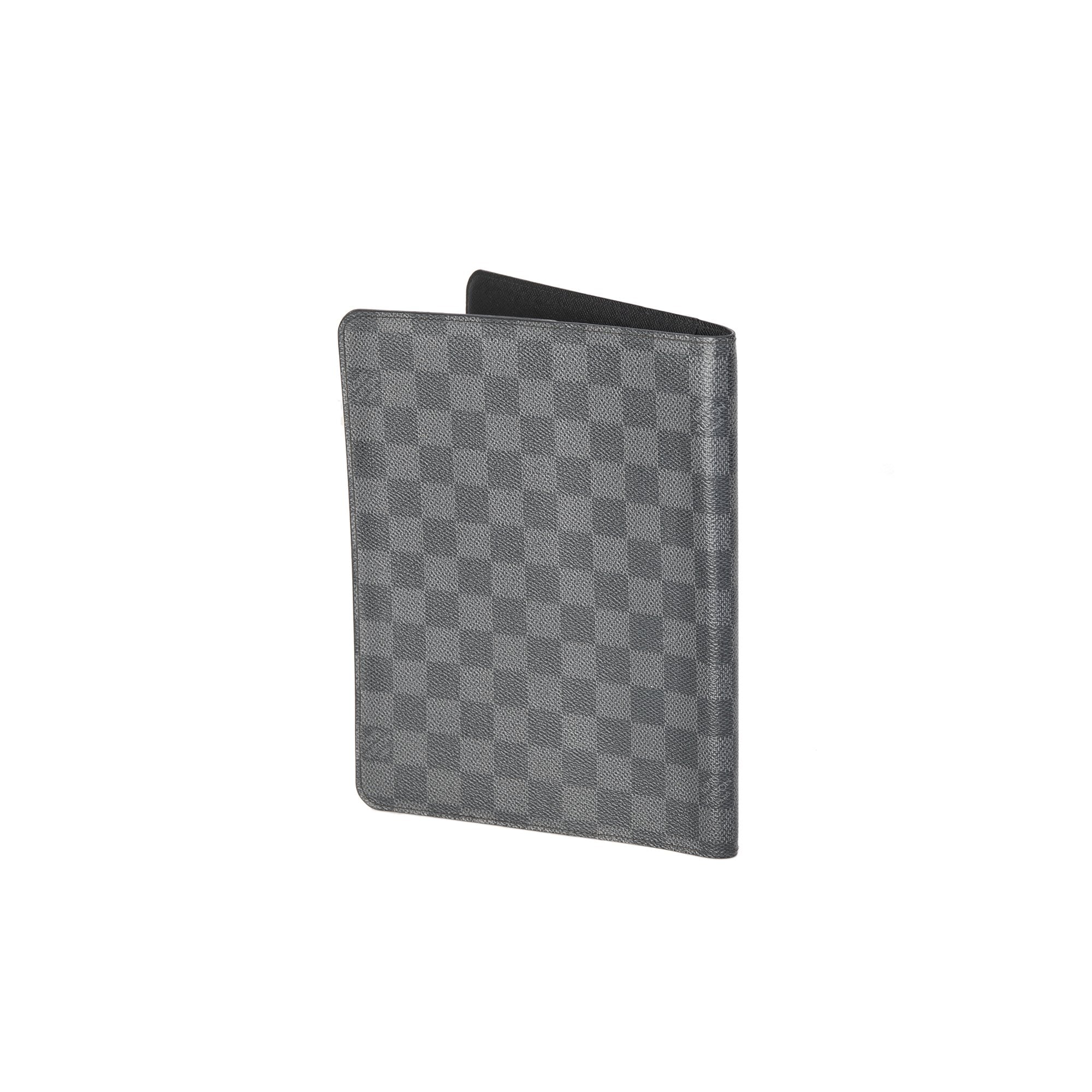 Louis Vuitton Damier Graphite Desk Agenda Cover