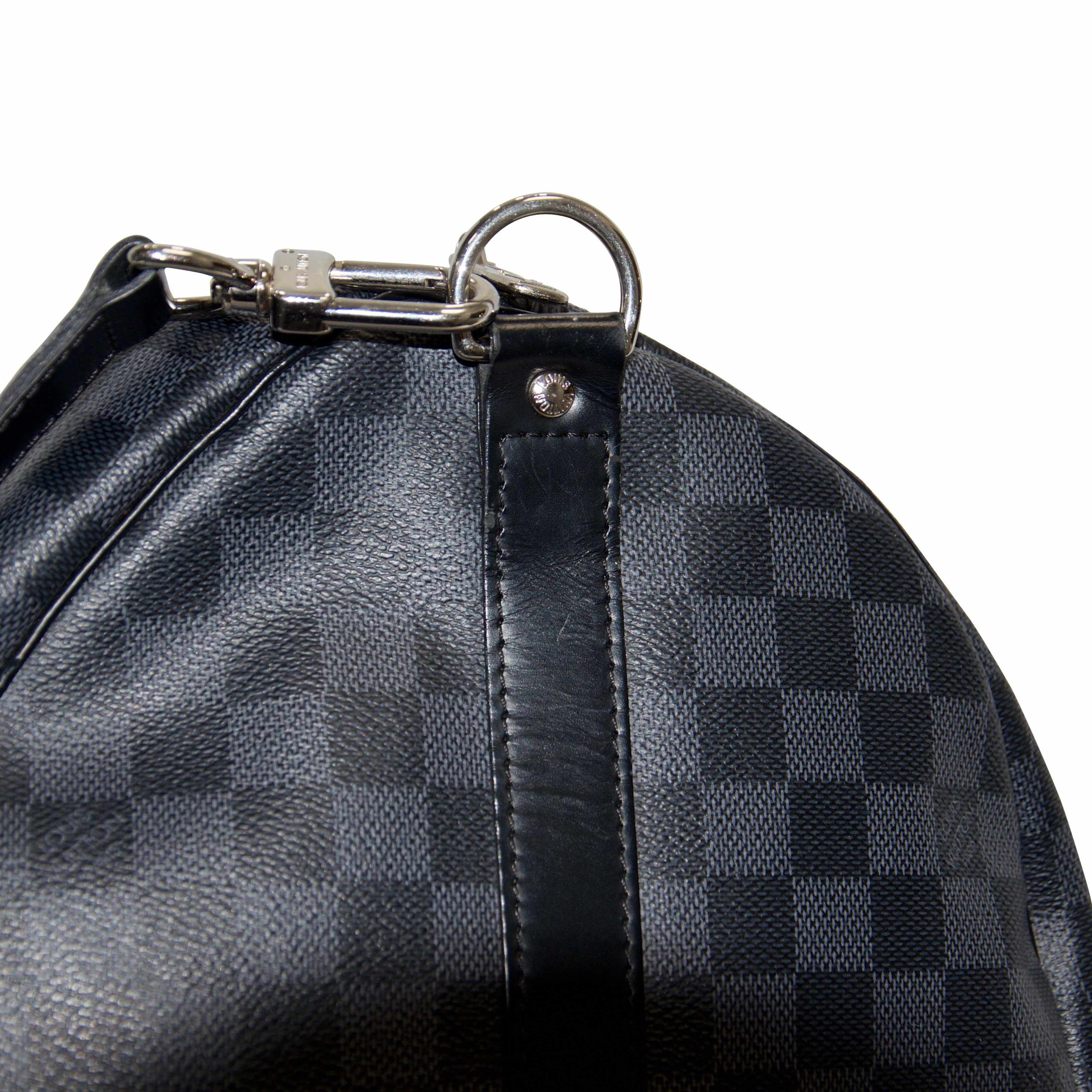 Louis Vuitton Damier Graphite Keepall Bandouliere 55
