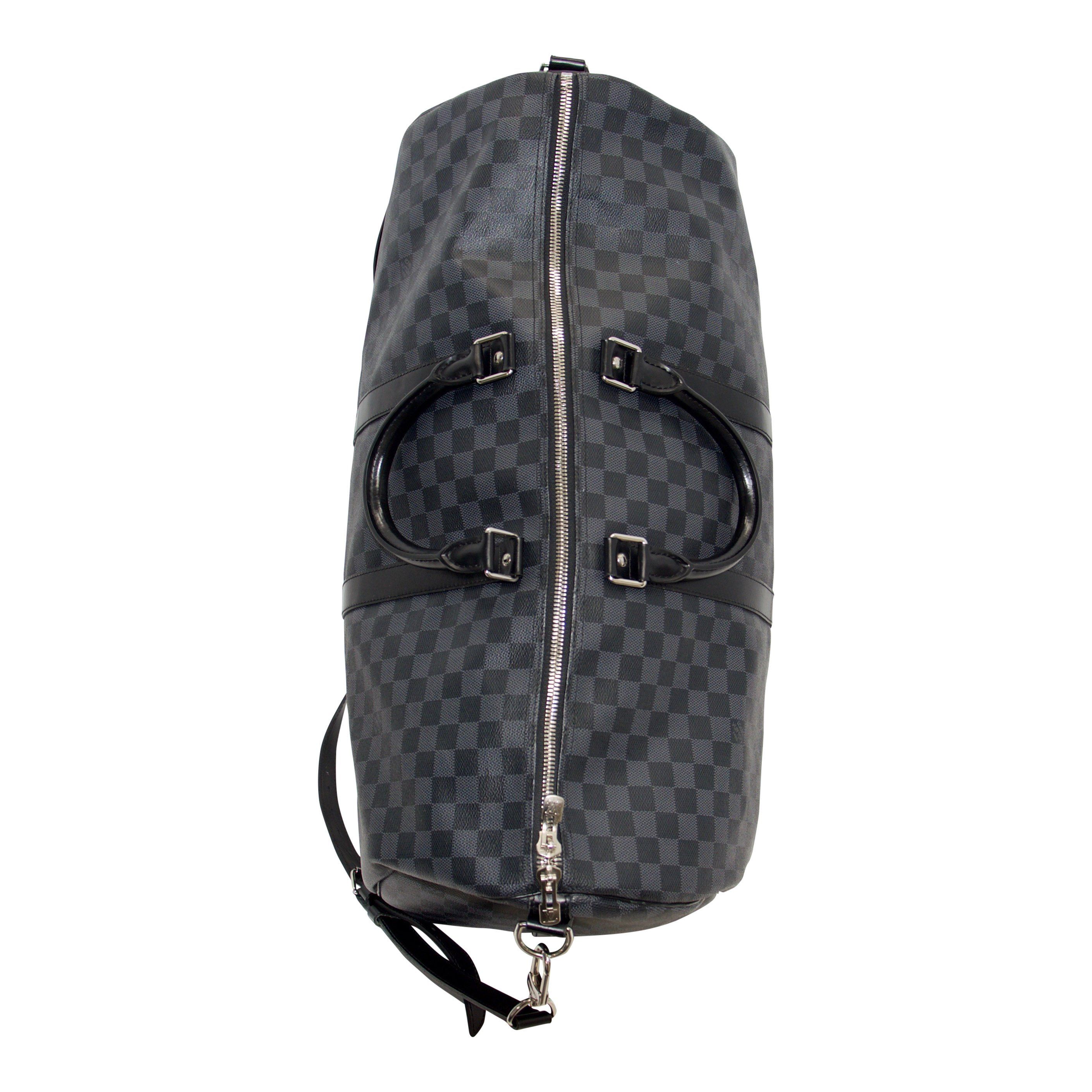 Louis Vuitton Damier Graphite Keepall Bandouliere 55
