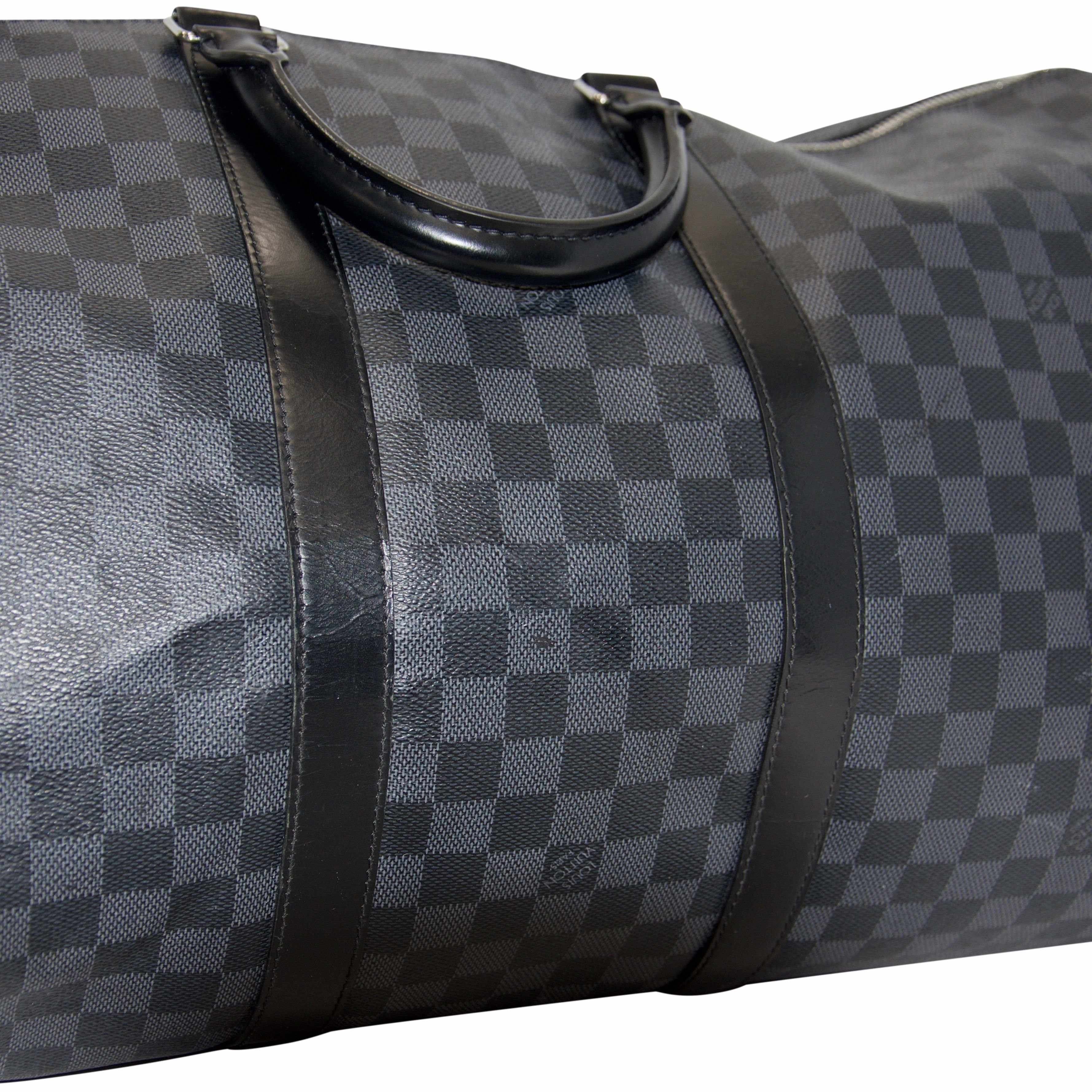 Louis Vuitton Damier Graphite Keepall Bandouliere 55