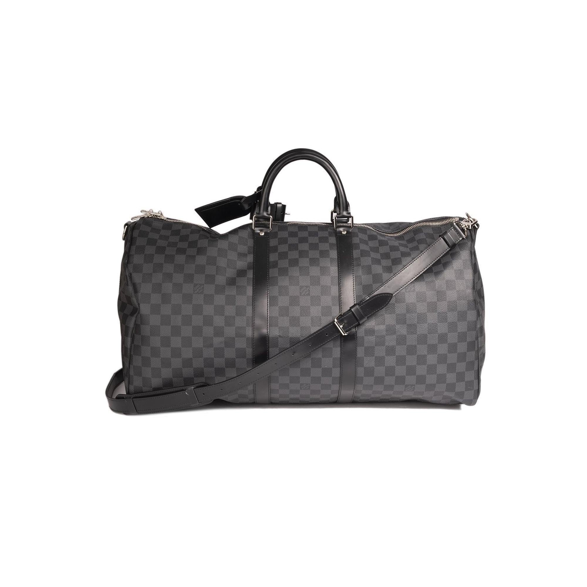 Louis Vuitton Damier Graphite Keepall Bandouliere 55