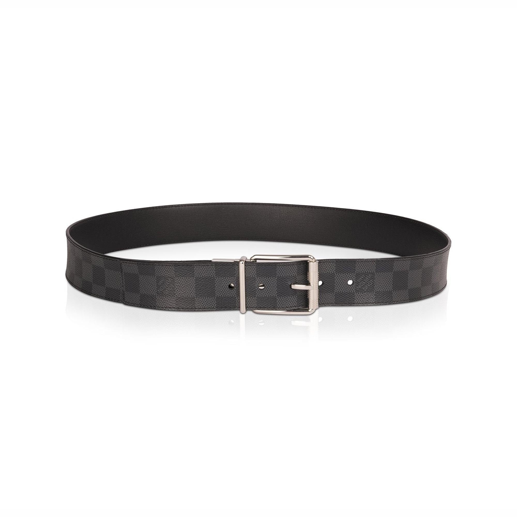 Louis Vuitton Damier Graphite Reversible 40MM Belt