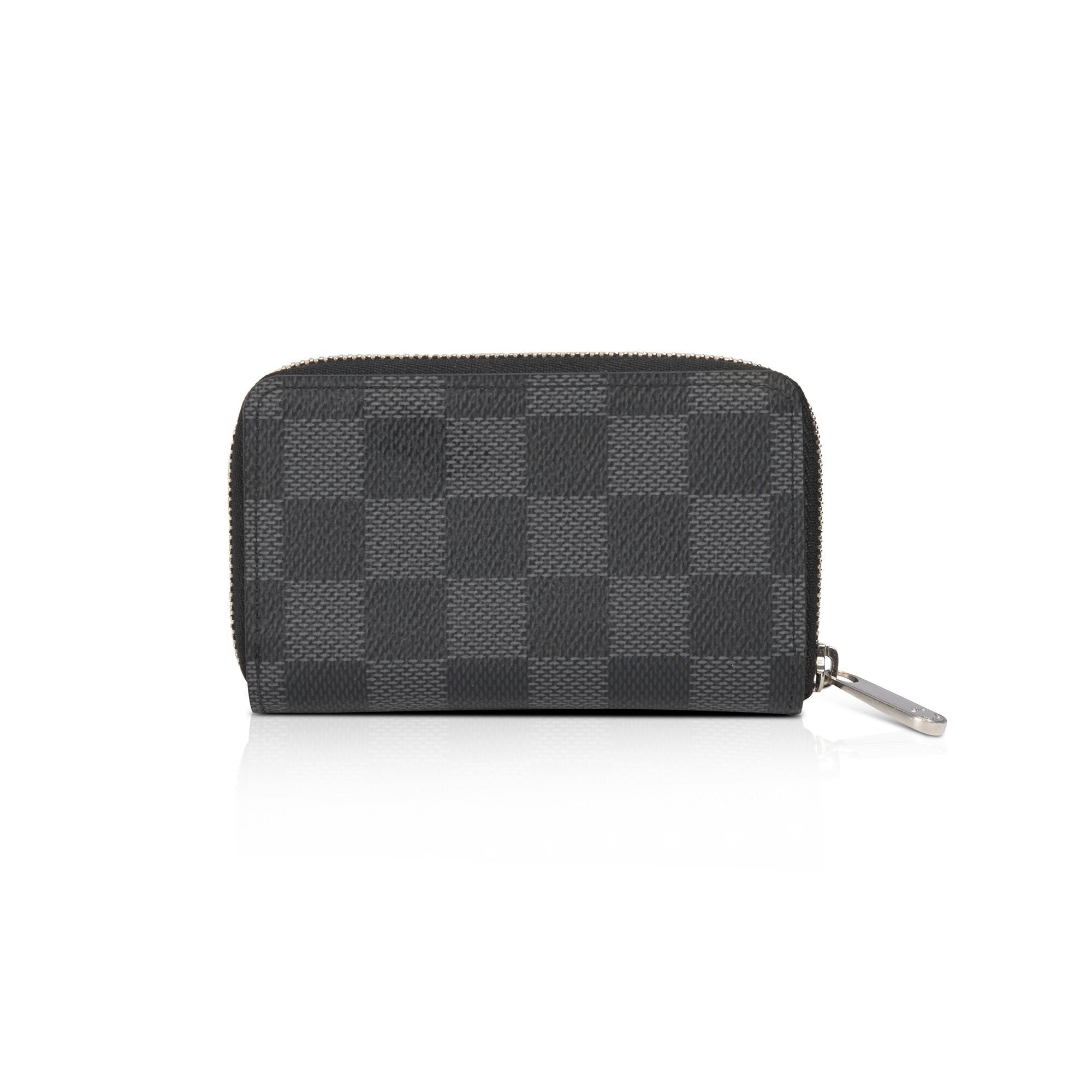 Louis Vuitton Damier Graphite Zippy Coin Purse Vertical