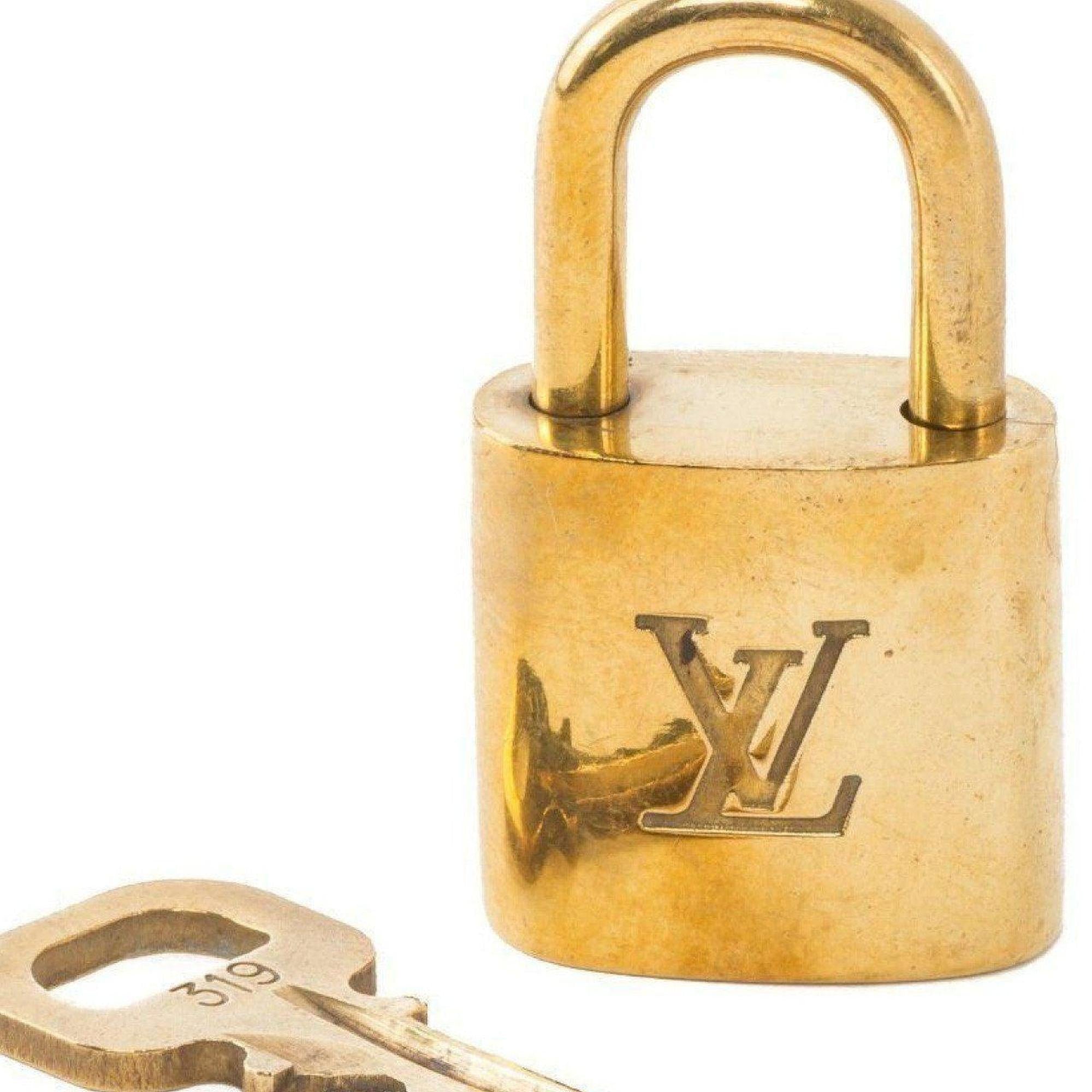 Louis Vuitton Gold Tone Lock & Keys