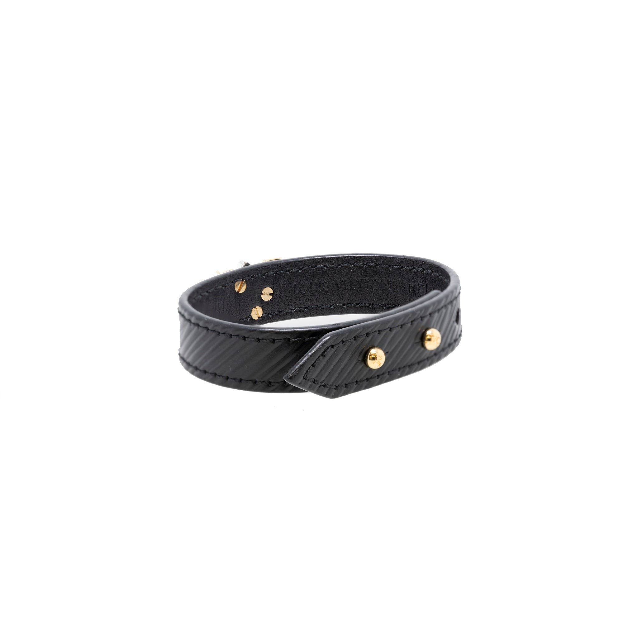 Louis Vuitton LV Twist Leather Bracelet w/ Box