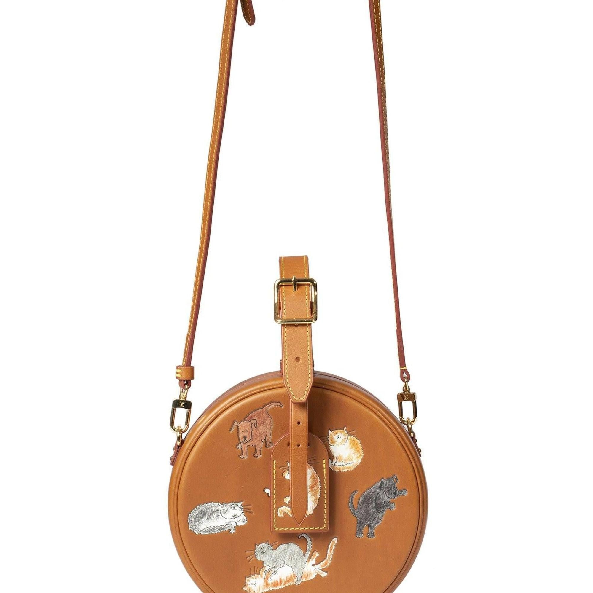 Louis Vuitton Limited Edition 2018 Grace Coddington Catogram Petite Boite Chapeau