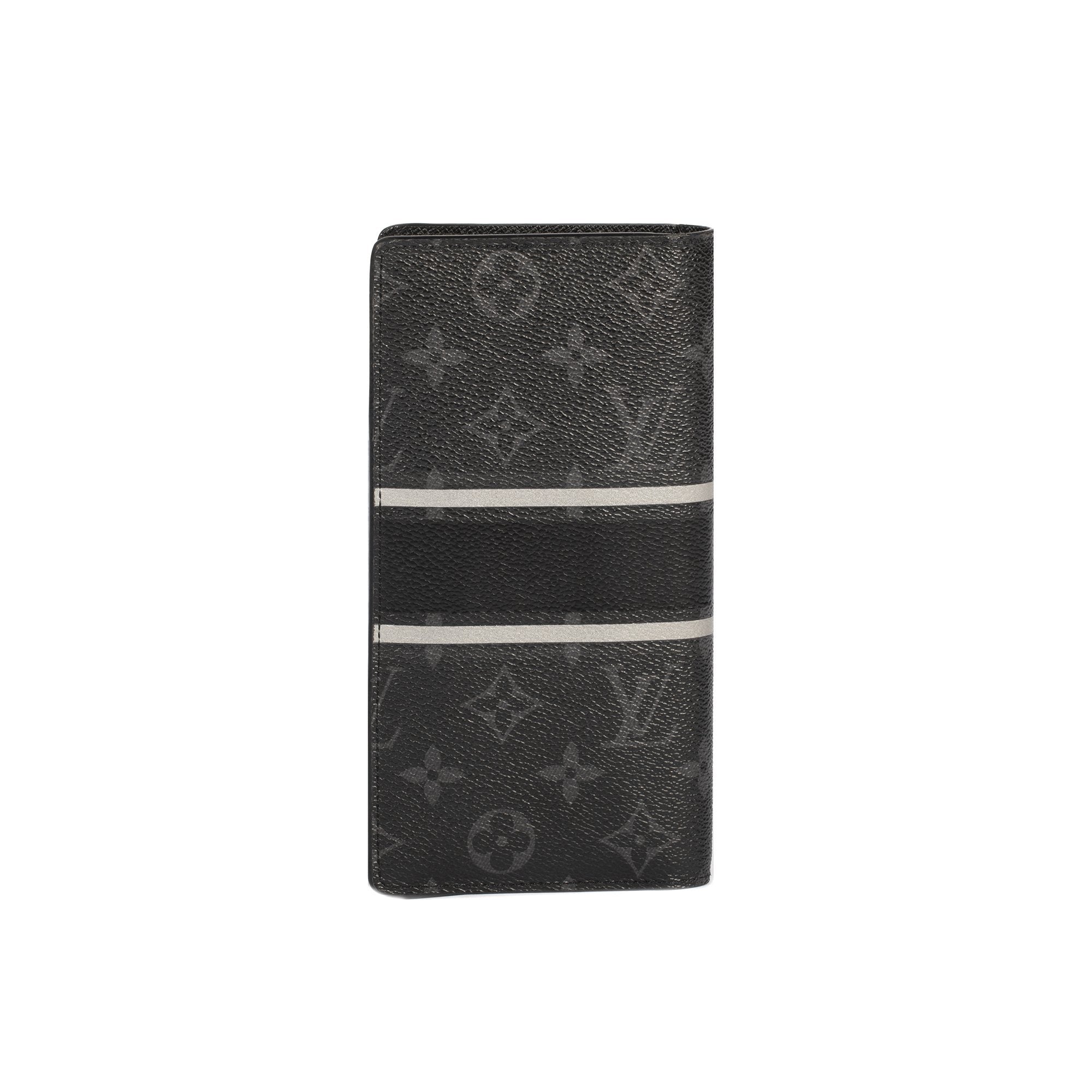 Louis Vuitton Limited Edition Monogram Eclipse x Fragment Brazza Wallet