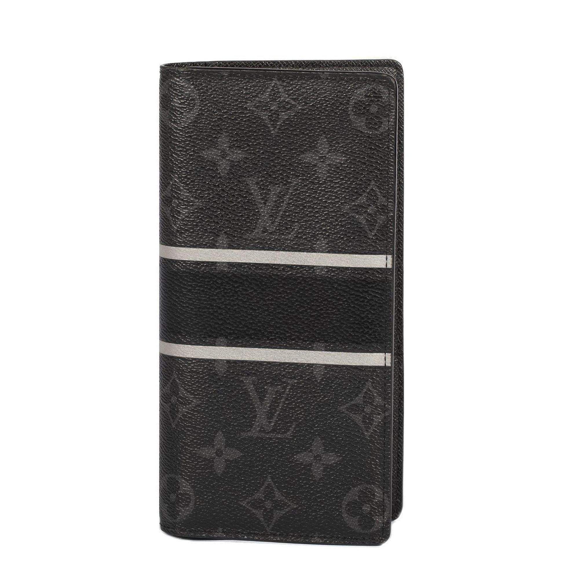 Louis Vuitton Limited Edition Monogram Eclipse x Fragment Brazza Wallet