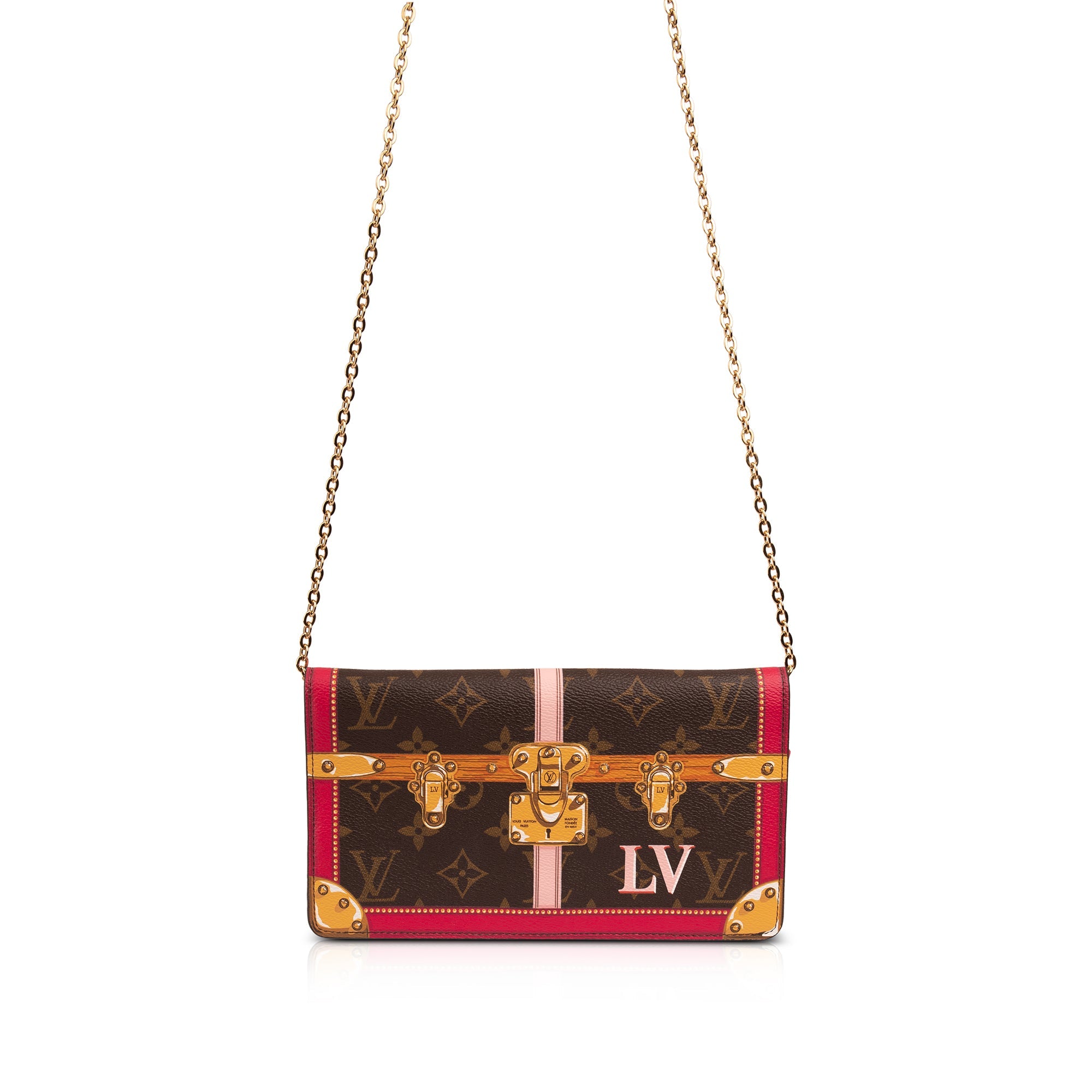 Louis Vuitton Limited Edition Monogram Summer Trunks Weekend Pochette
