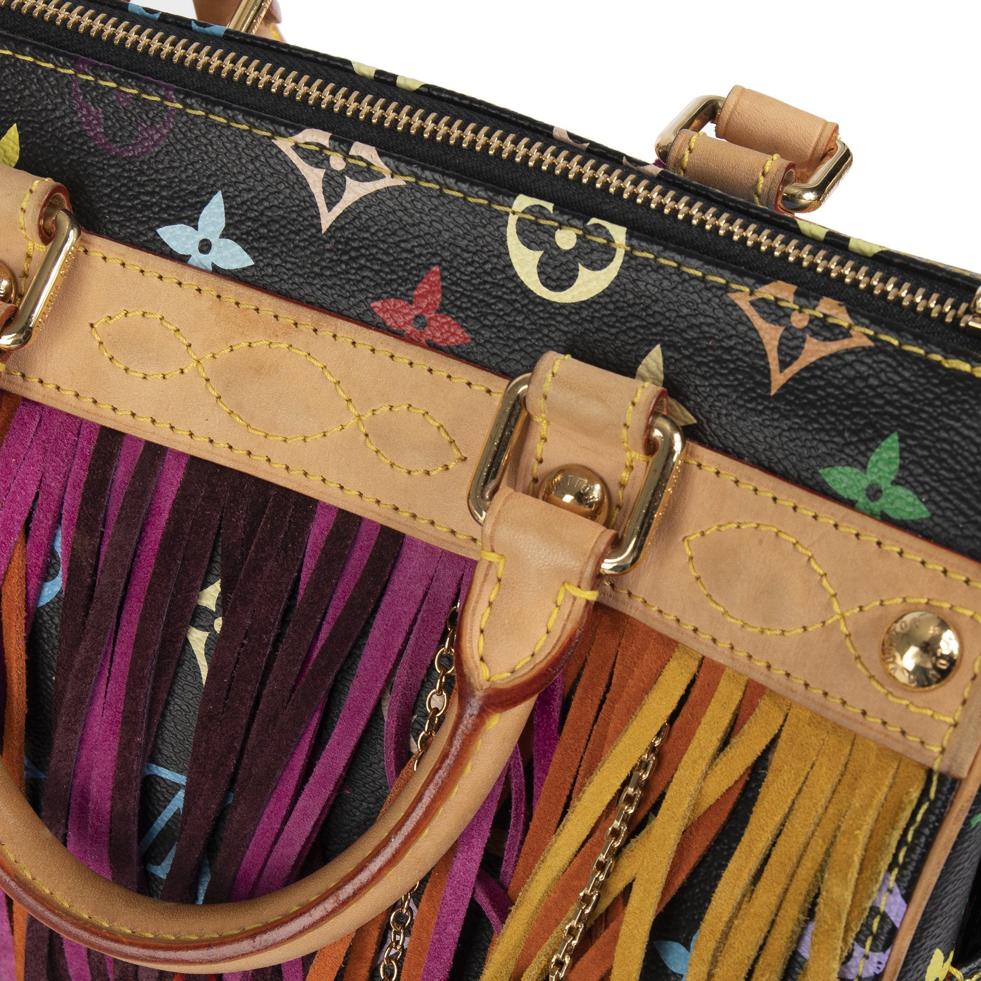 Louis Vuitton Limited Edition Multicolore Fringe Speedy 25
