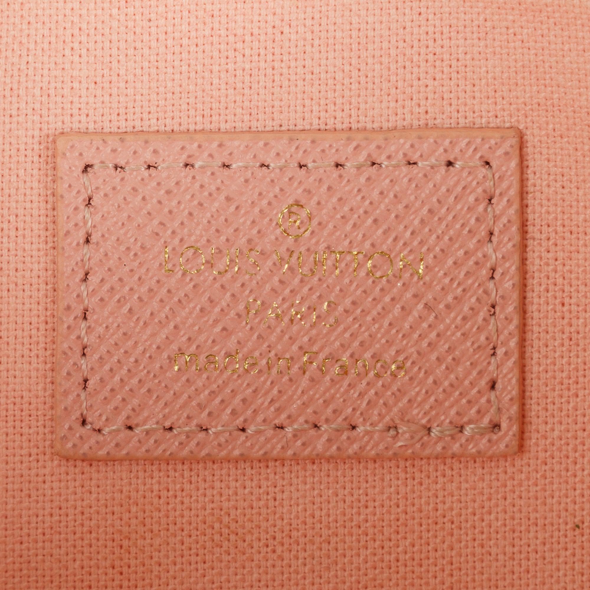 Louis Vuitton Limited Edition White Monogram Felicie Pochette w/ Inserts