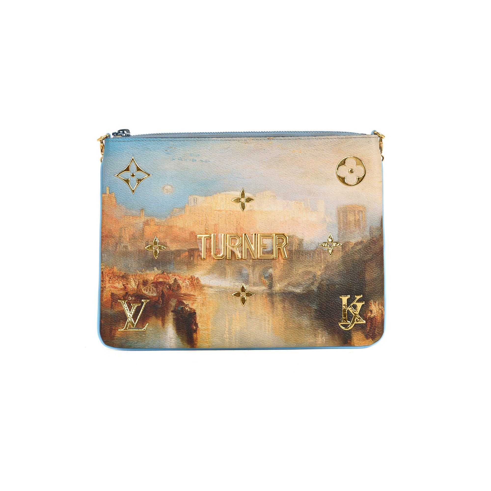 Louis Vuitton Limited Edition x Jeff Koons Masters Collection Turner Pochette Clutch