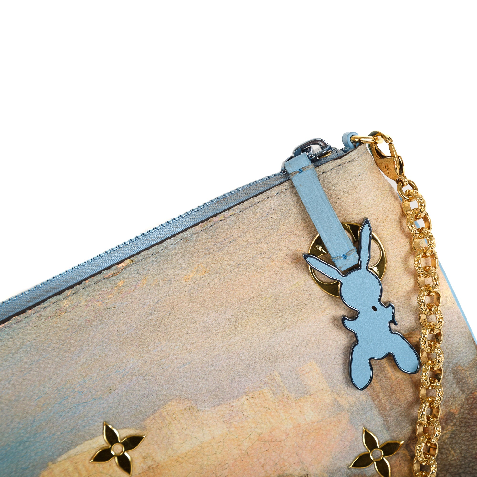 Louis Vuitton Limited Edition x Jeff Koons Masters Collection Turner Pochette Clutch