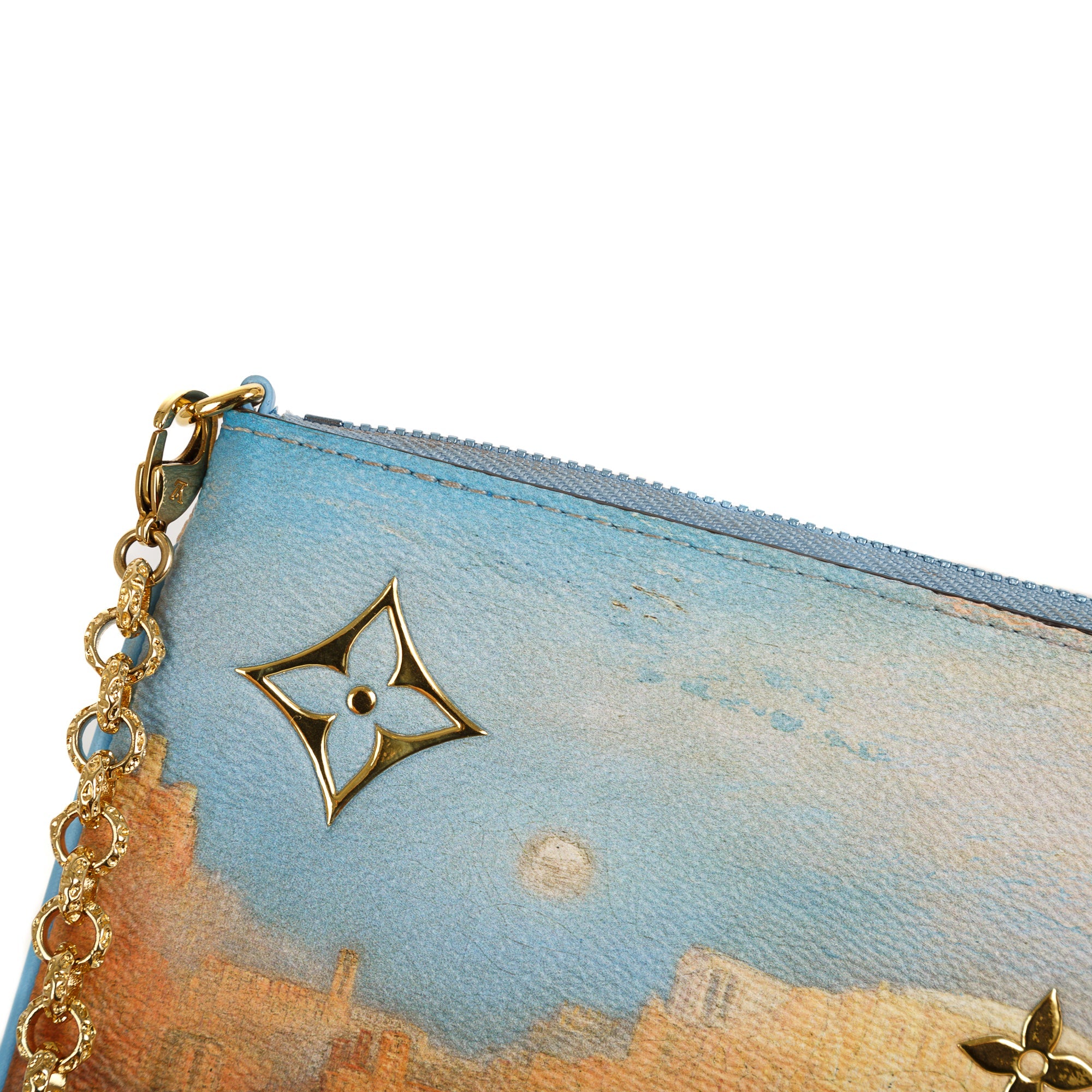 Louis Vuitton Limited Edition x Jeff Koons Masters Collection Turner Pochette Clutch