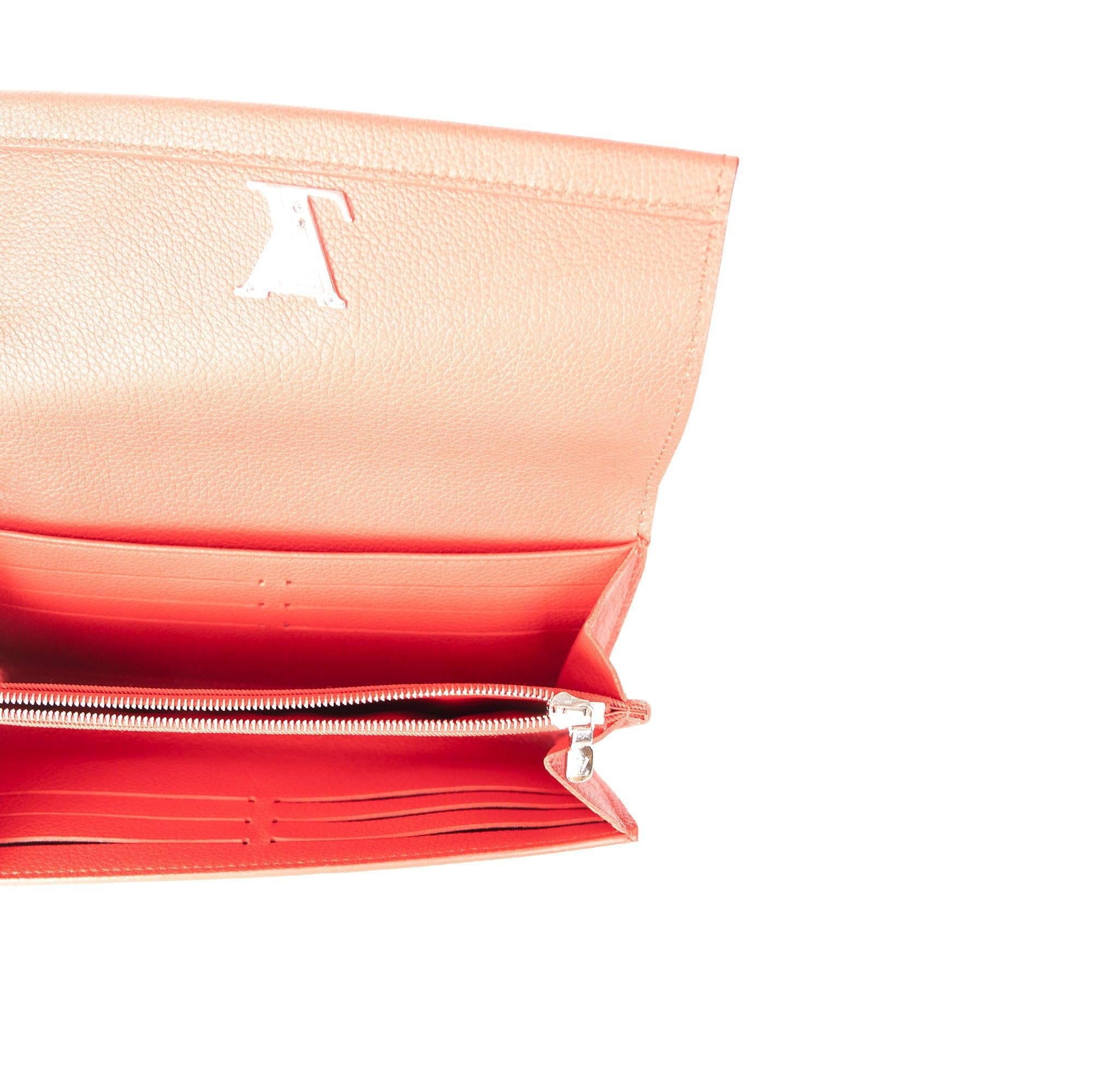 Louis Vuitton Lockme Leather Wallet w/ Box