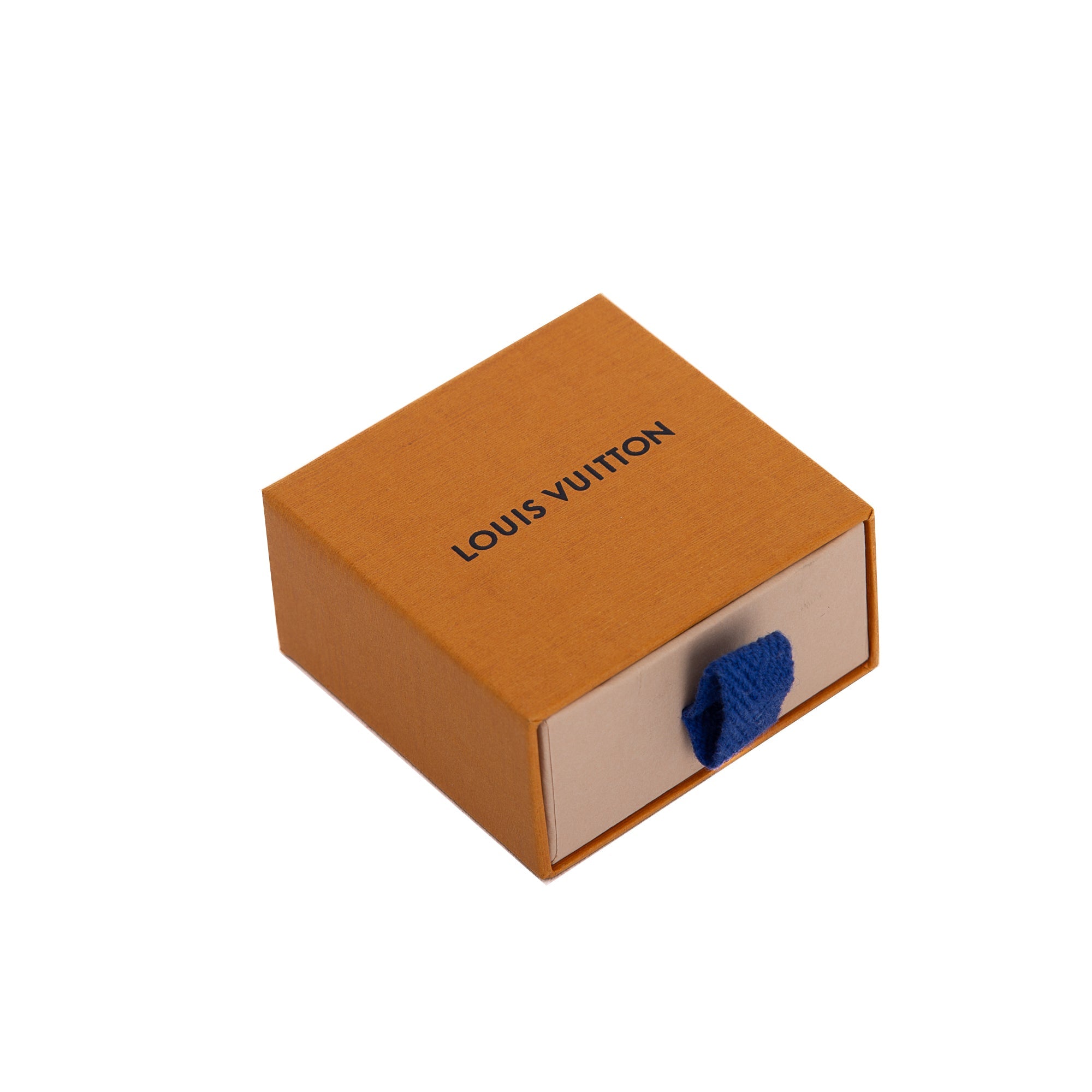 Louis Vuitton Logo Band Ring w/ Box