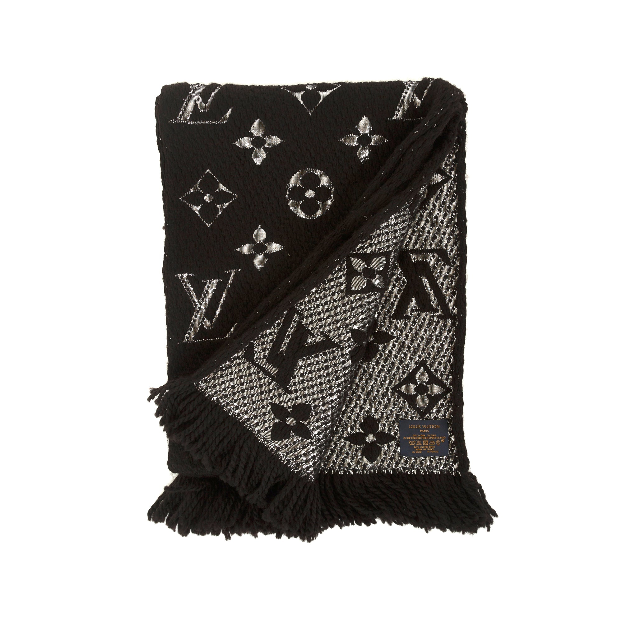 Louis Vuitton Logomania Shine Wool Scarf