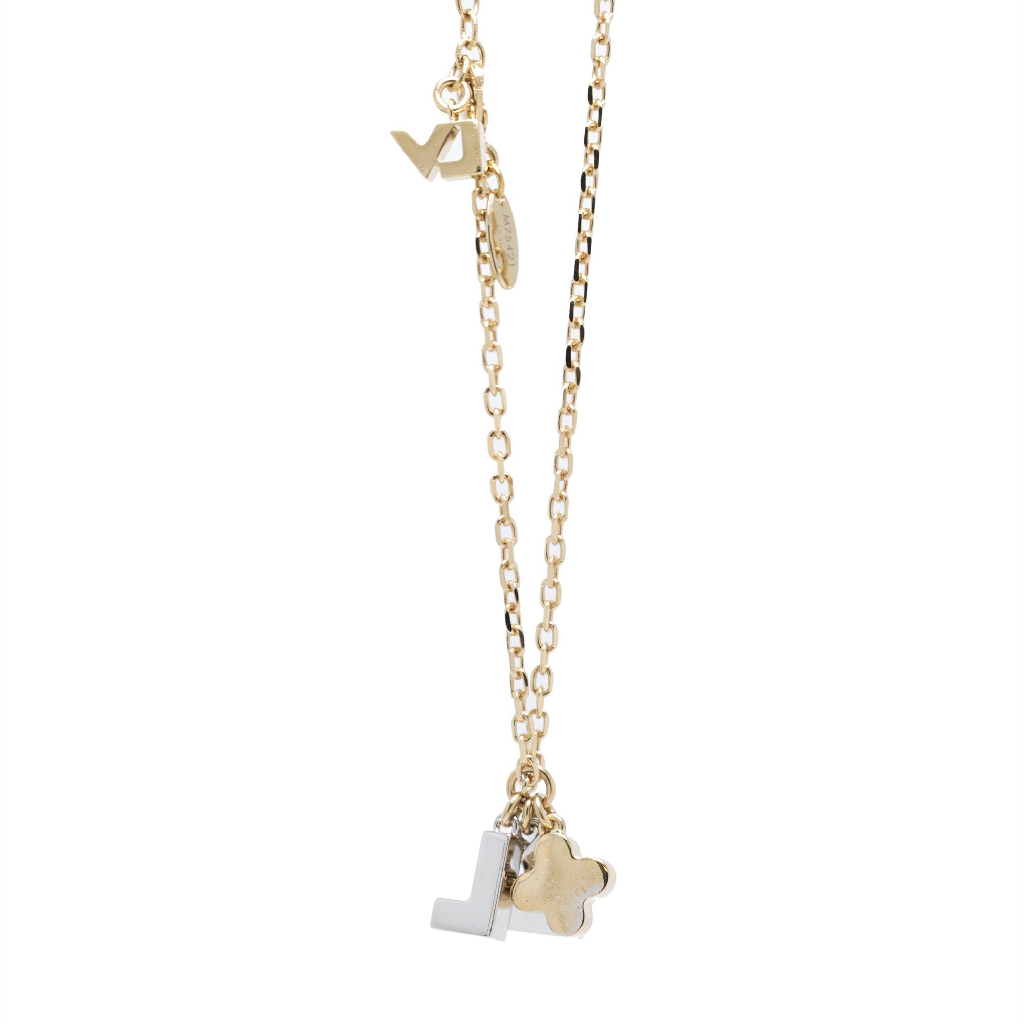 Louis Vuitton Love Letters Pendant Necklace