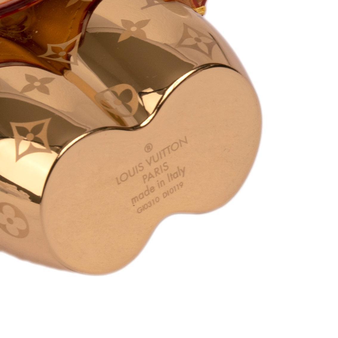 Louis Vuitton Metal & Mink Fur Vivienne Figurine