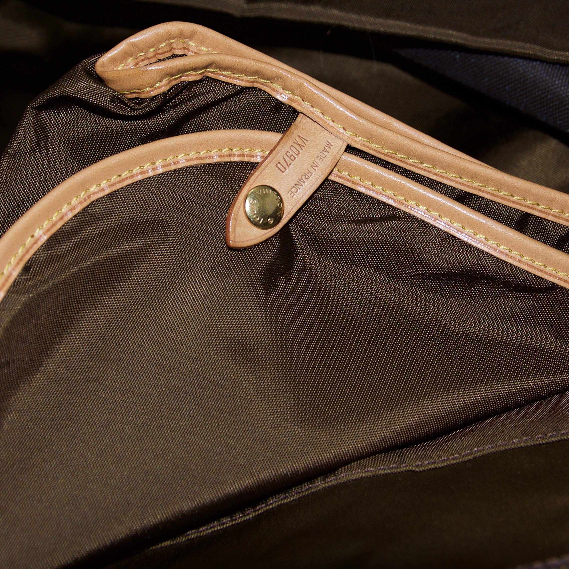 Louis Vuitton Monogram Bandouliere Portable Garment Bag