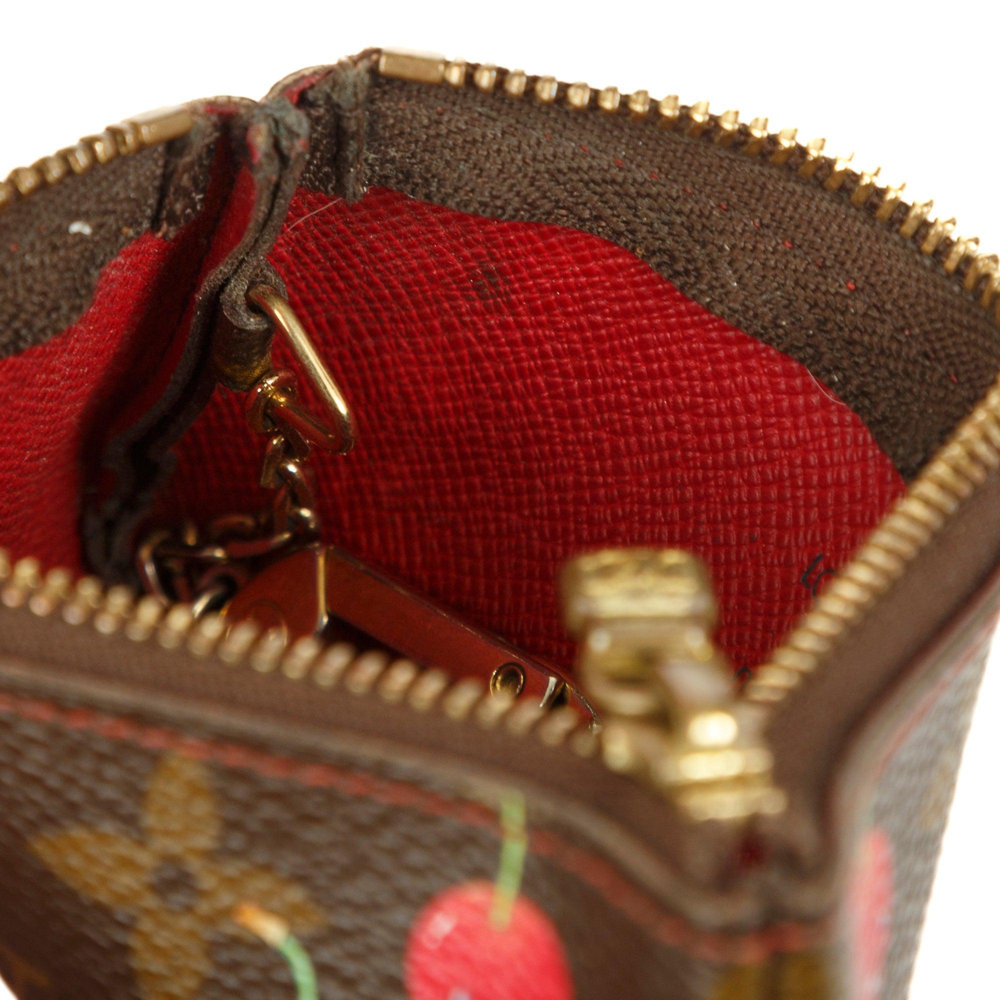 Louis Vuitton Monogram Cerises Key Pouch