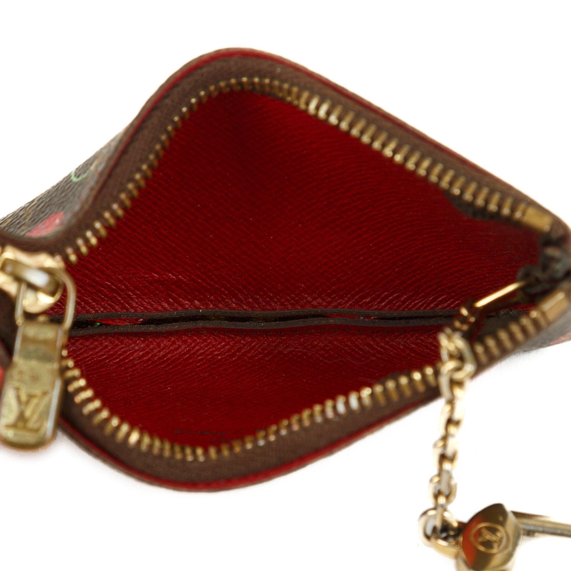 Louis Vuitton Monogram Cerises Key Pouch