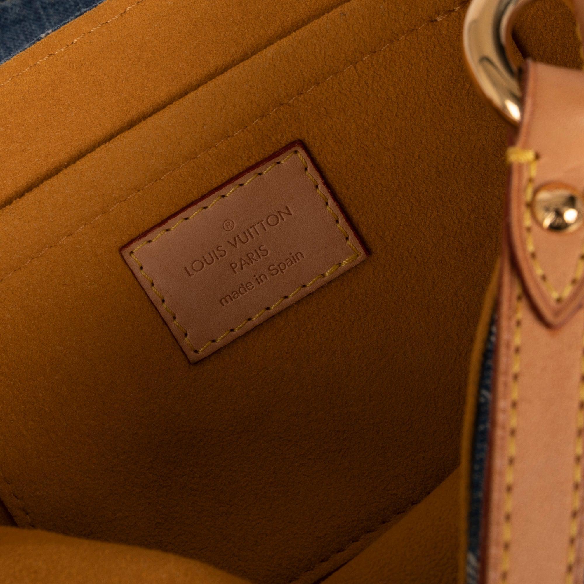 Louis Vuitton Monogram Denim Mini Pleaty Bag