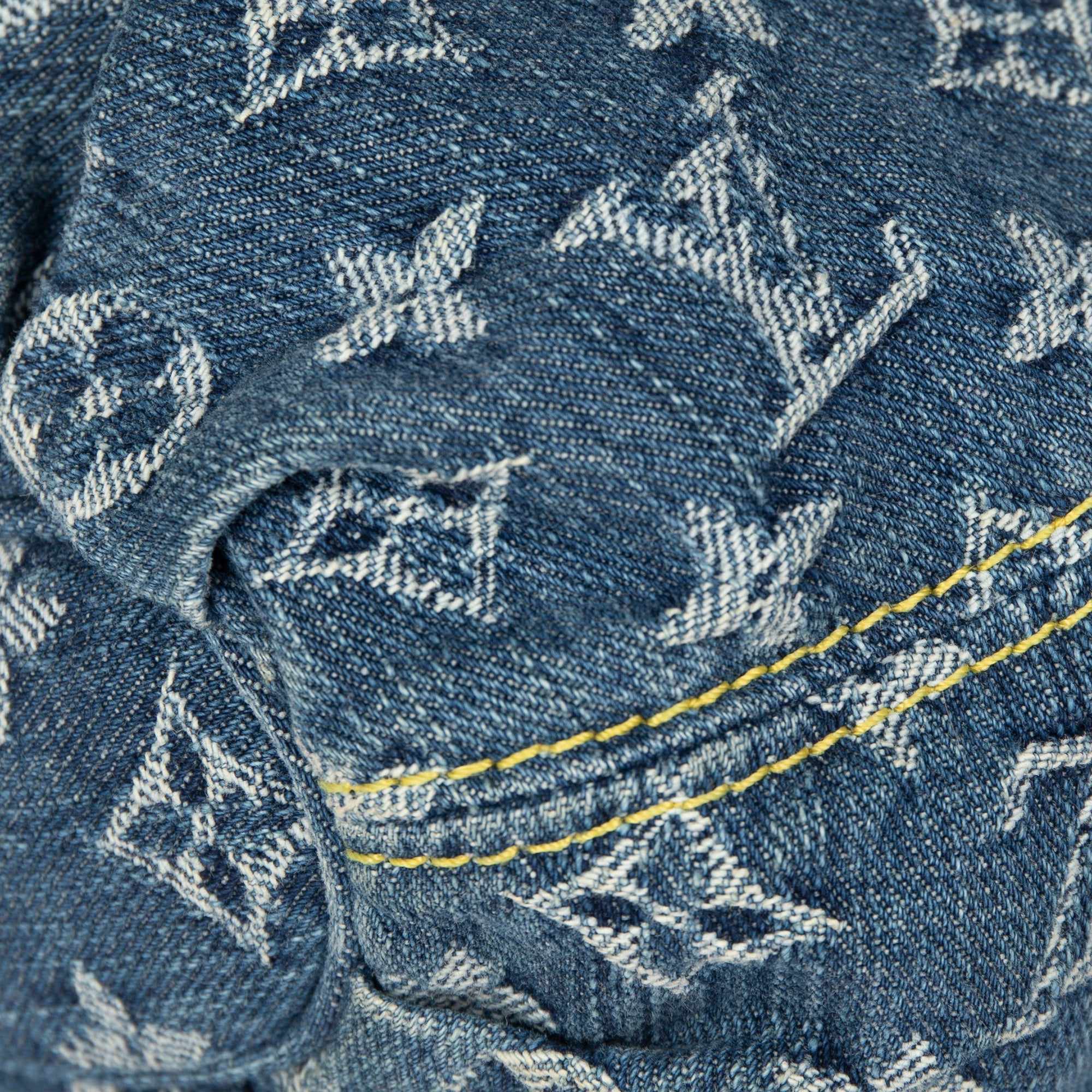 Louis Vuitton Monogram Denim Small Pleaty Bag