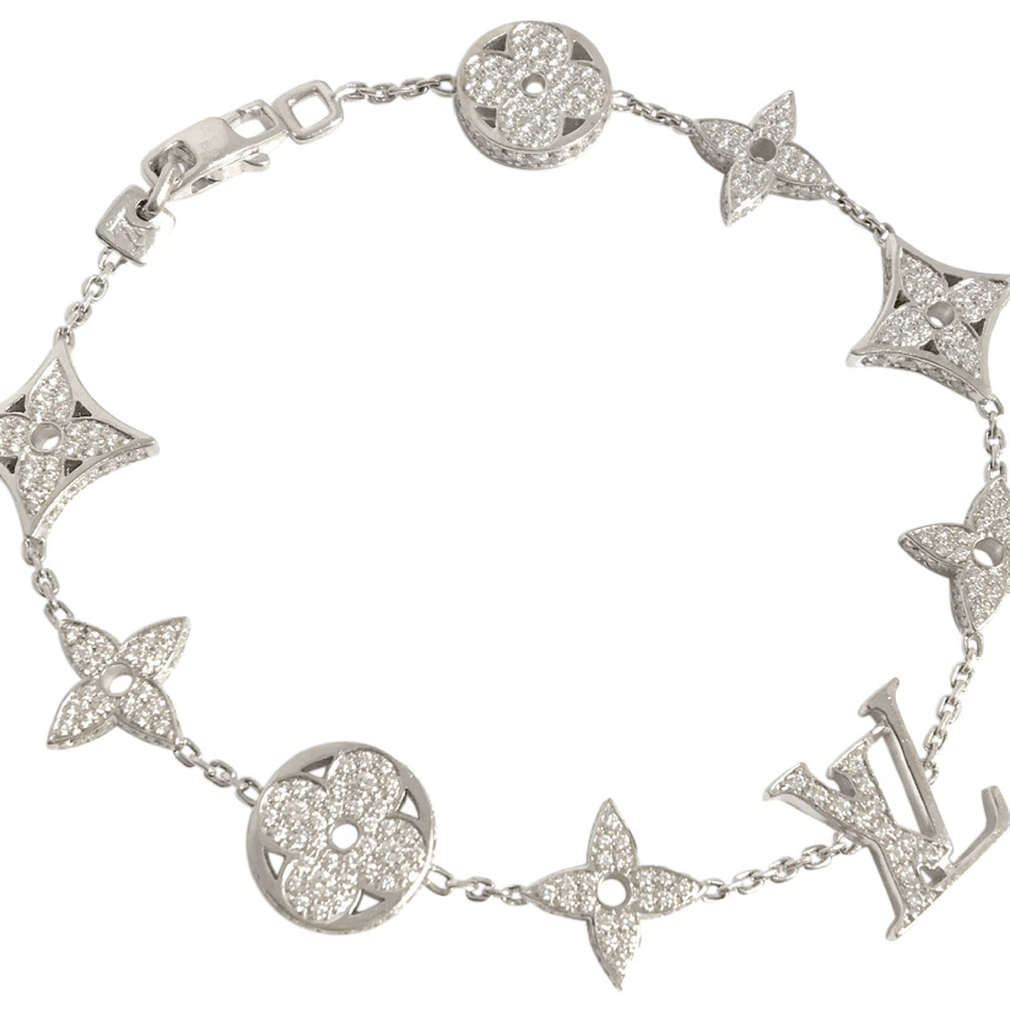 Louis Vuitton Monogram Diamond Bracelet