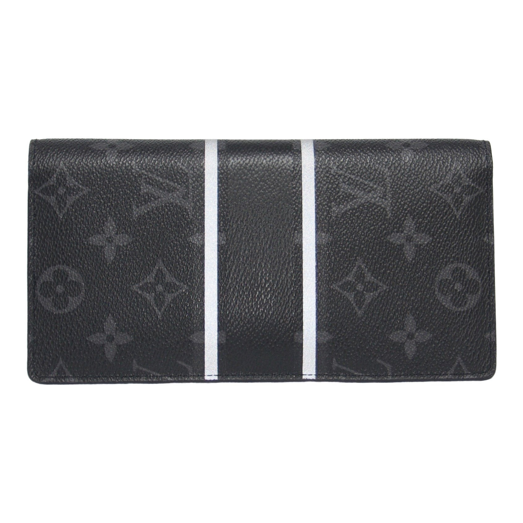 Louis Vuitton Monogram Eclipse Brazza Wallet
