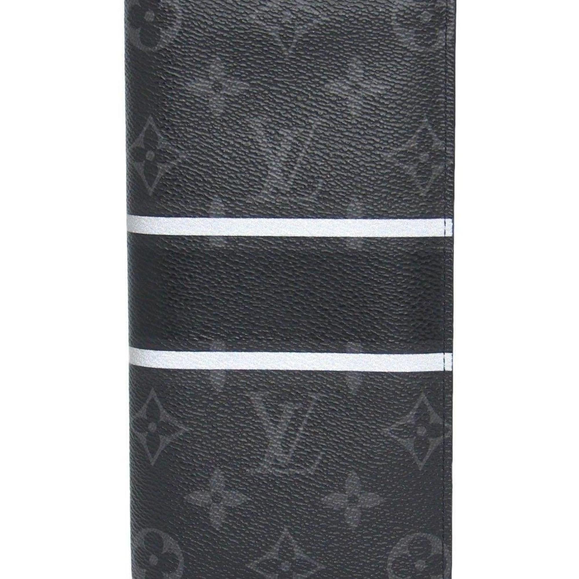 Louis Vuitton Monogram Eclipse Brazza Wallet
