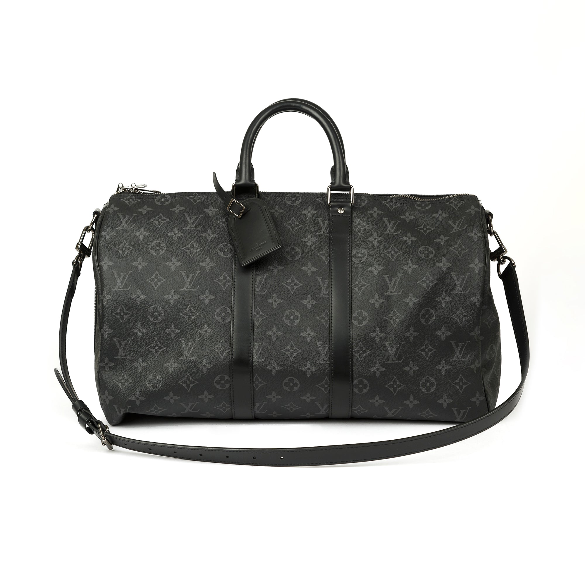 Louis Vuitton Monogram Eclipse Keepall Bandouliere 45