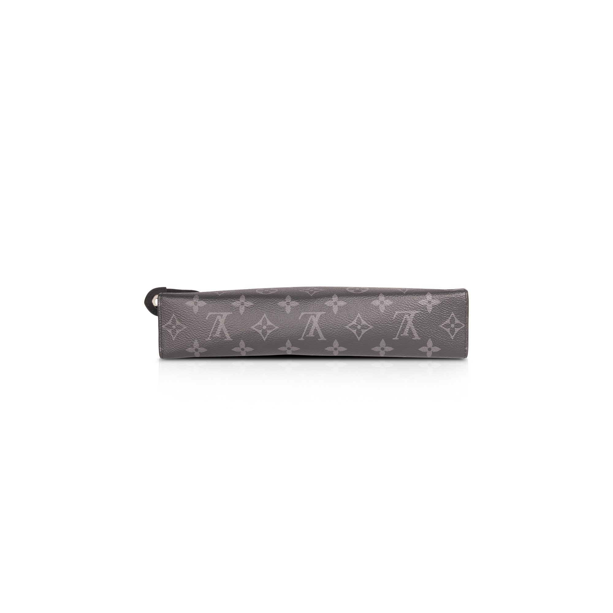 Louis Vuitton Monogram Eclipse Pochette Voyage MM w/ Receipt