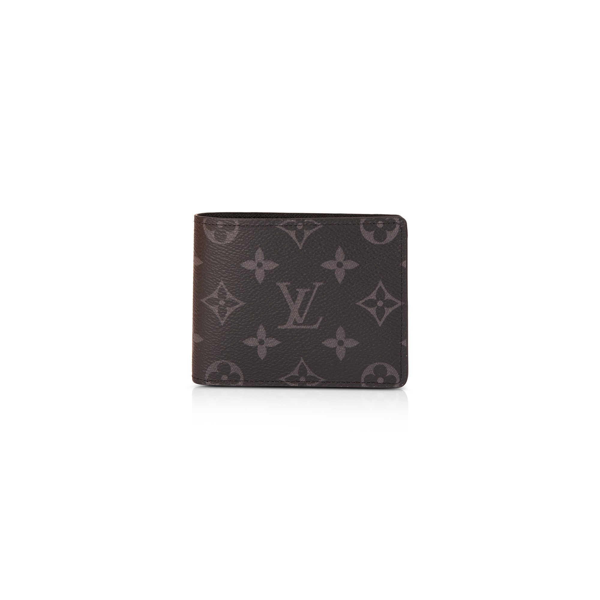 Louis Vuitton Monogram Eclipse Slender Wallet w/ Box