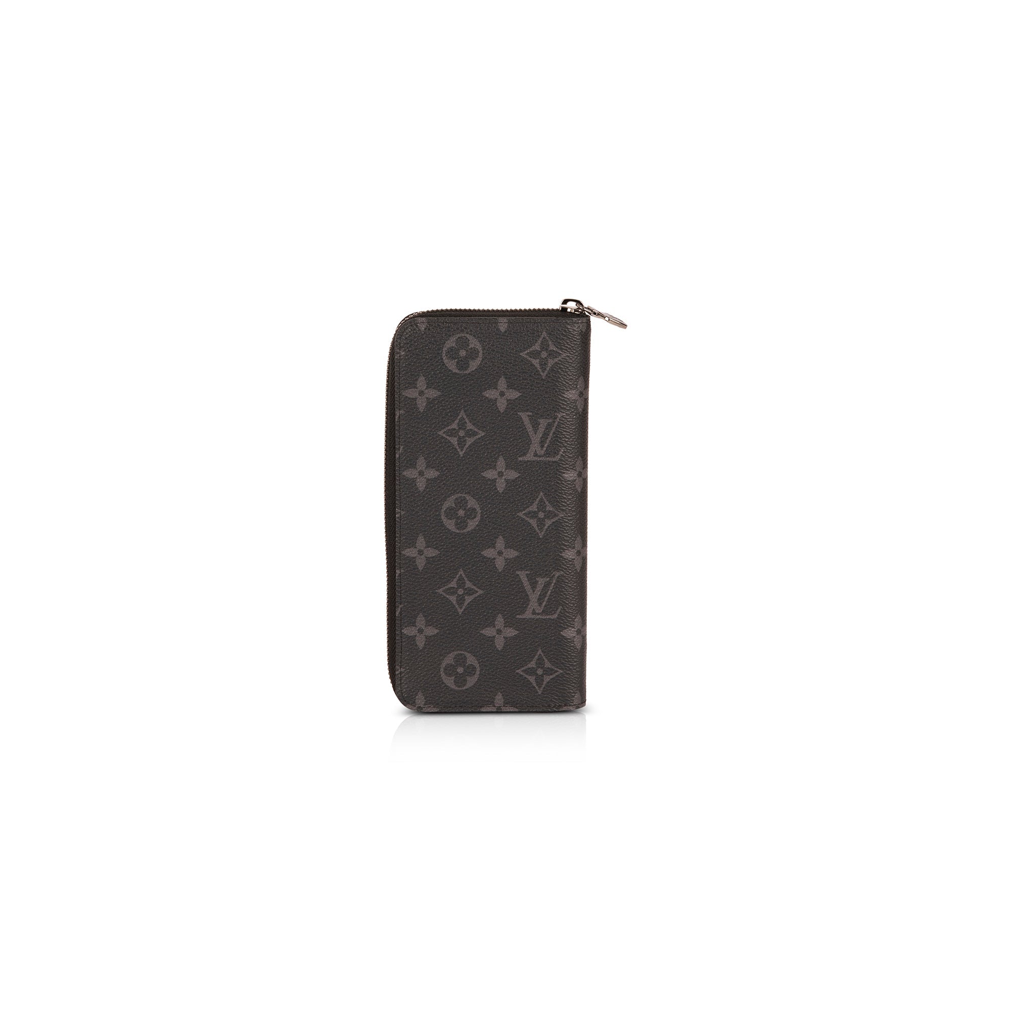 Louis Vuitton Monogram Eclipse Zippy Wallet Vertical w/ Box