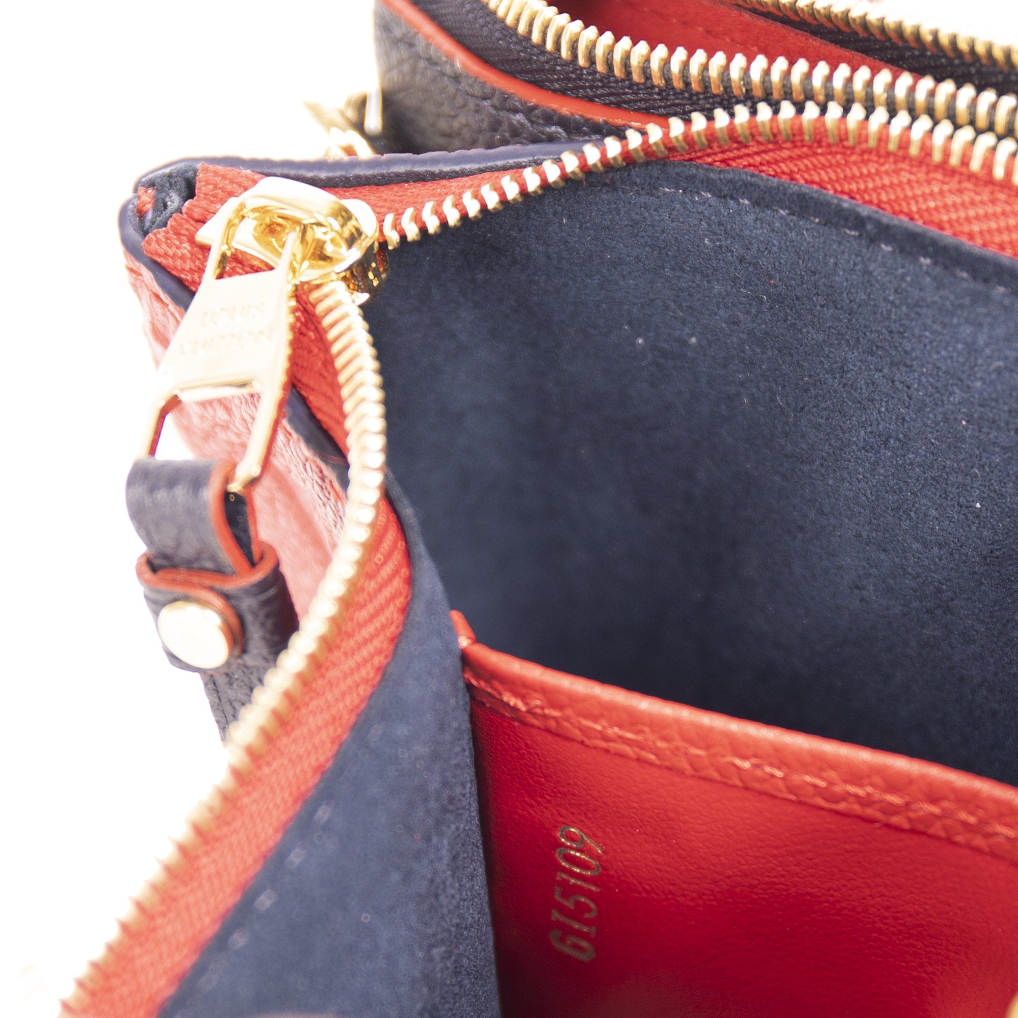 Louis Vuitton Monogram Empreinte Double Zip Pochette w/ Box