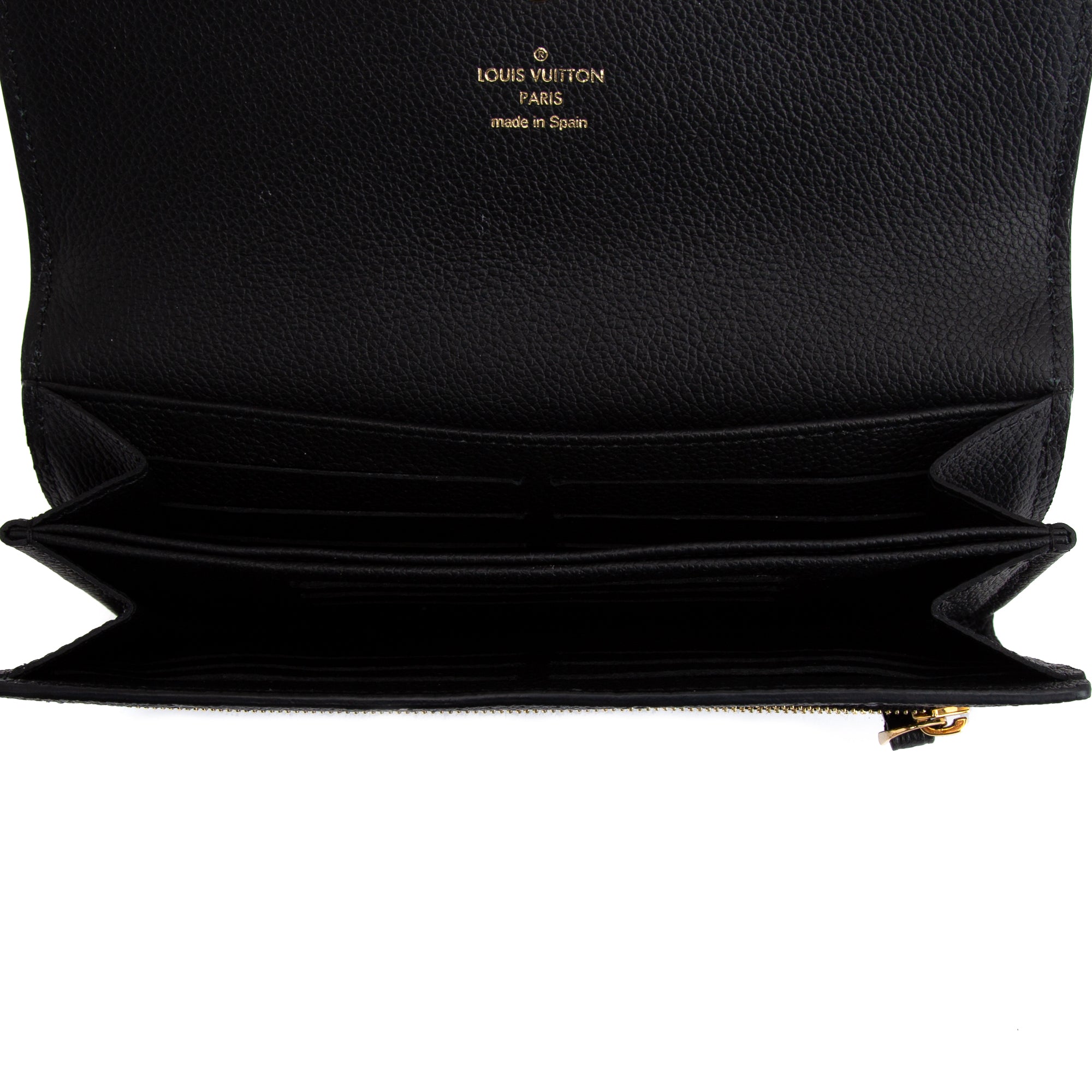 Louis Vuitton Monogram Empreinte Leather Pont Neuf Wallet w/ Box