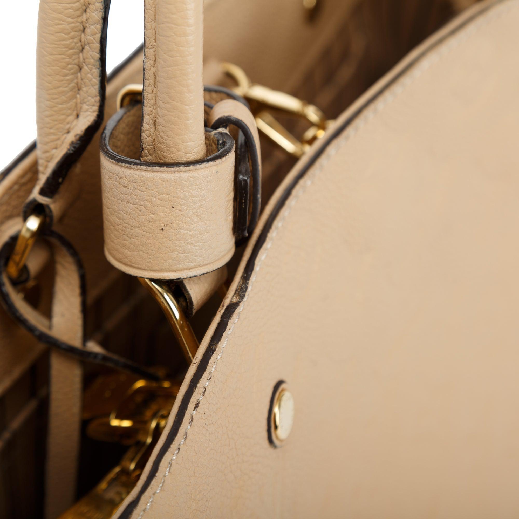 Louis Vuitton Monogram Empreinte Montaigne MM w/ Strap & Box