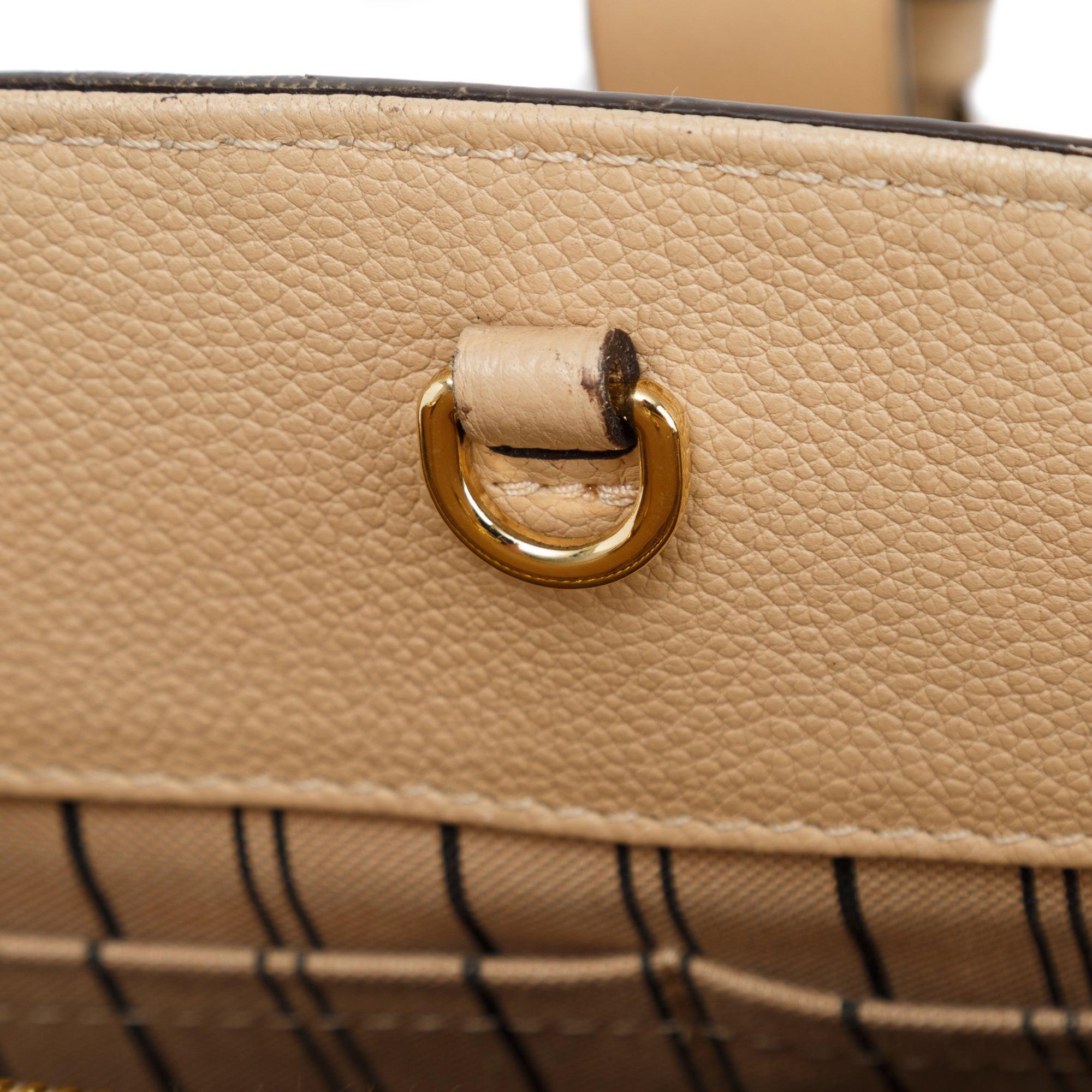 Louis Vuitton Monogram Empreinte Montaigne MM w/ Strap & Box