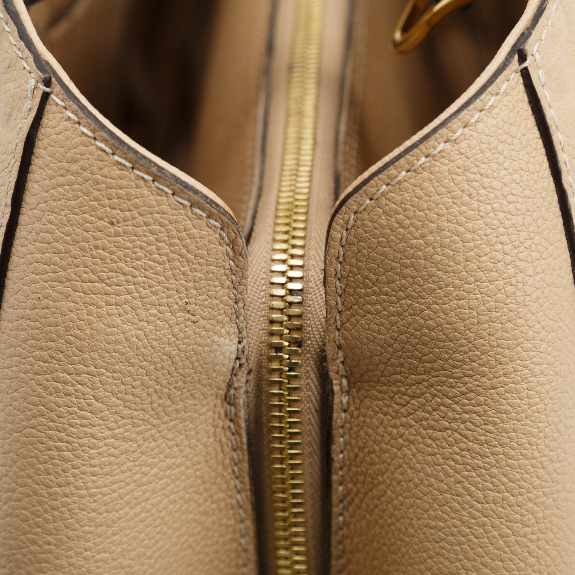 Louis Vuitton Monogram Empreinte Montaigne MM w/ Strap & Box