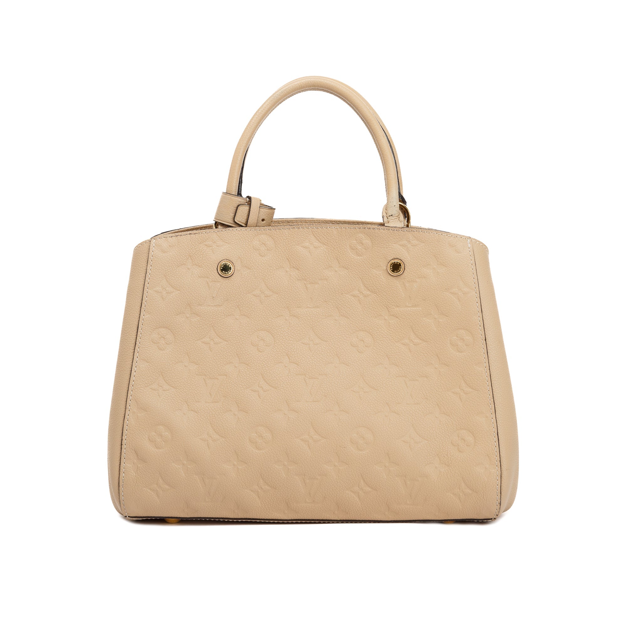 Louis Vuitton Monogram Empreinte Montaigne MM w/ Strap & Box