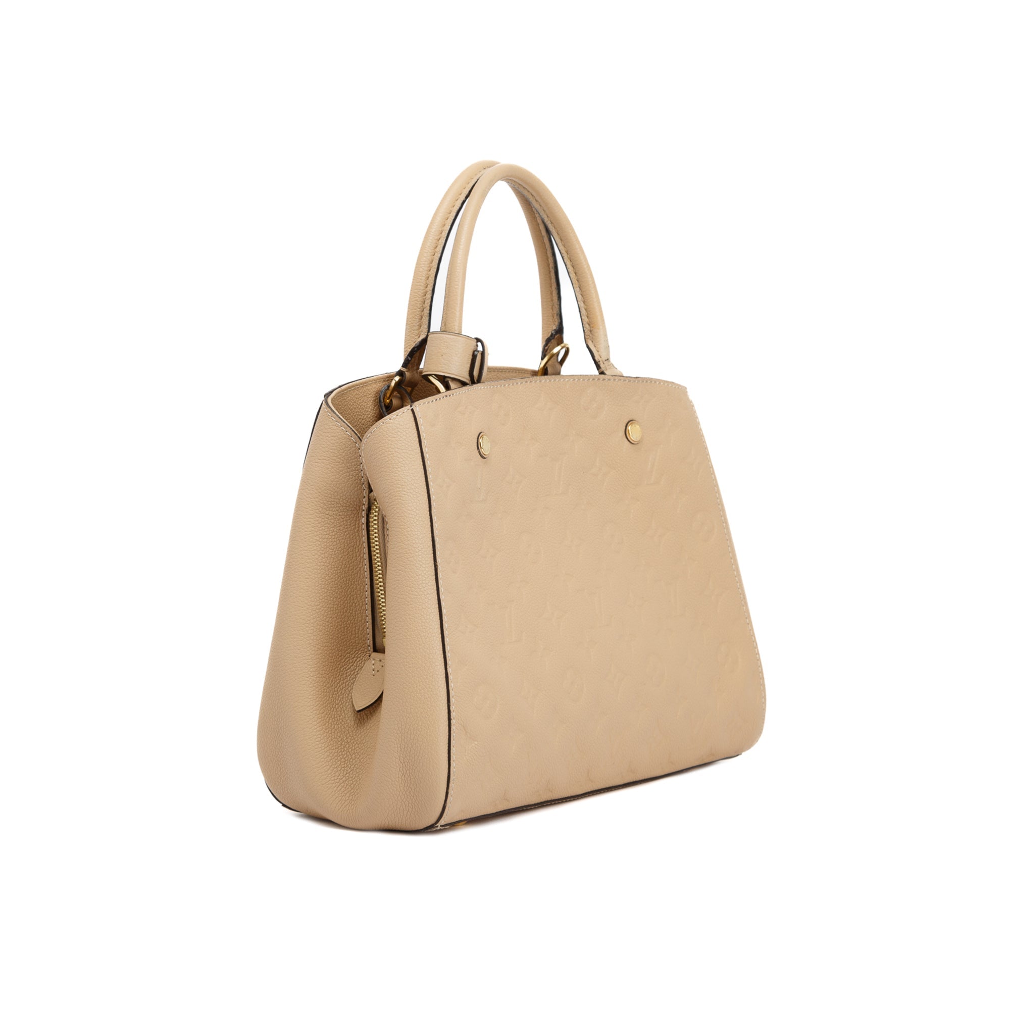 Louis Vuitton Monogram Empreinte Montaigne MM w/ Strap & Box