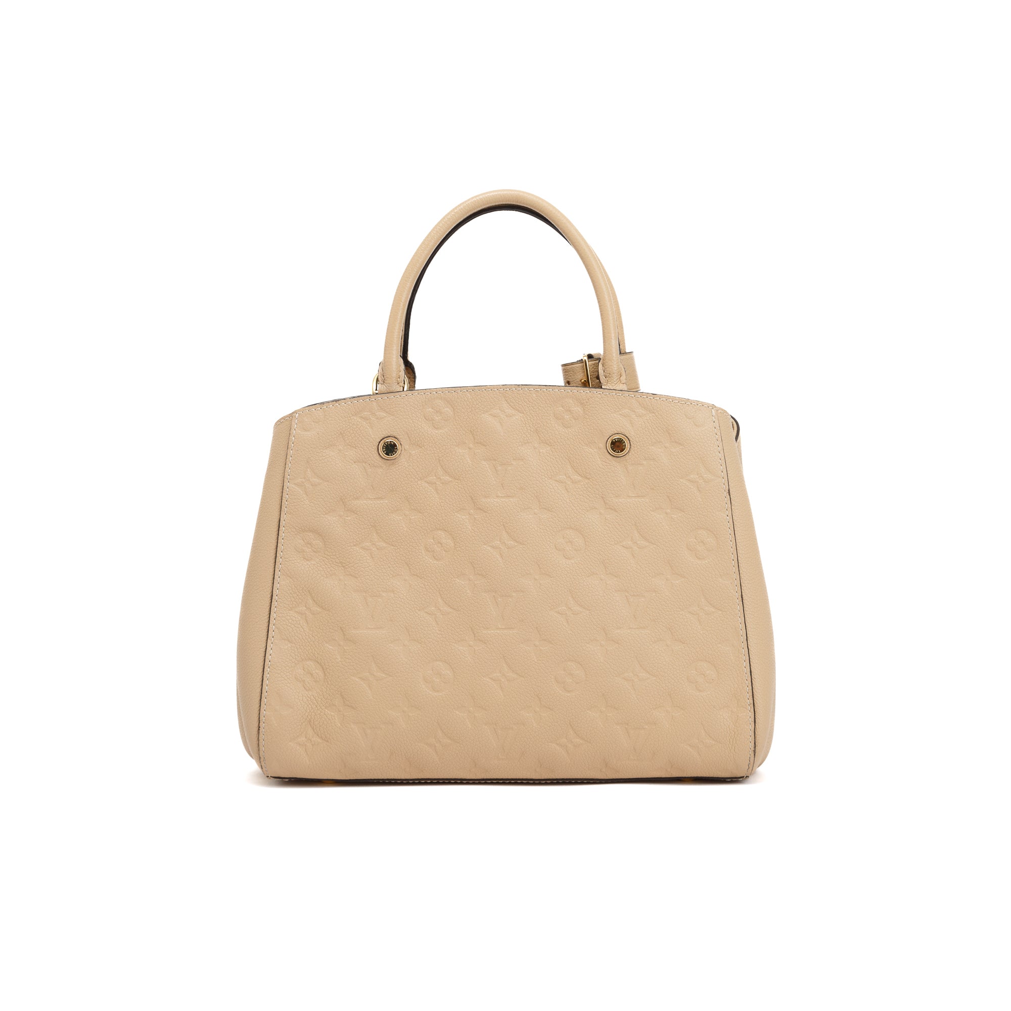 Louis Vuitton Monogram Empreinte Montaigne MM w/ Strap & Box