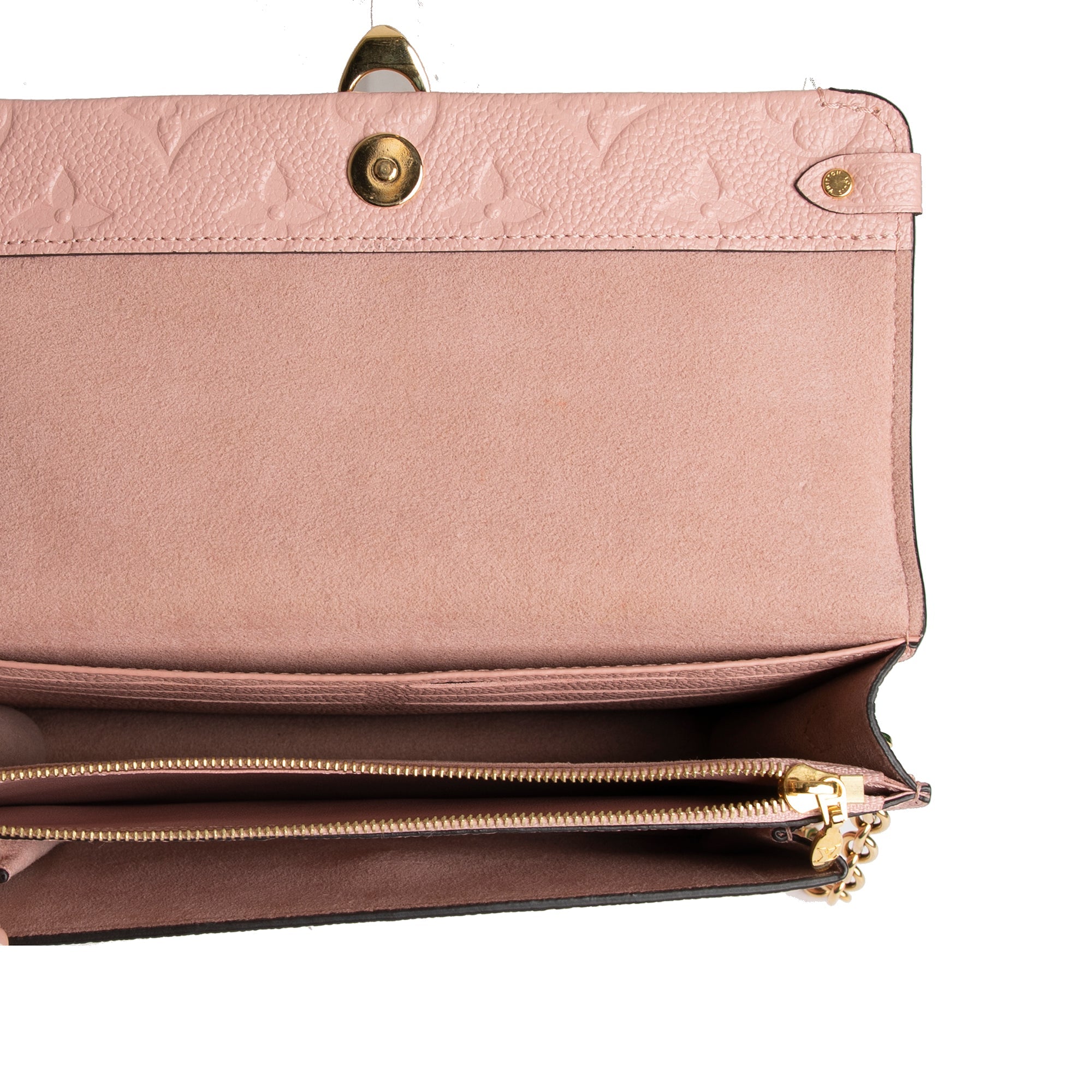 Louis Vuitton Monogram Empreinte Vavin Chain Wallet w/ Box