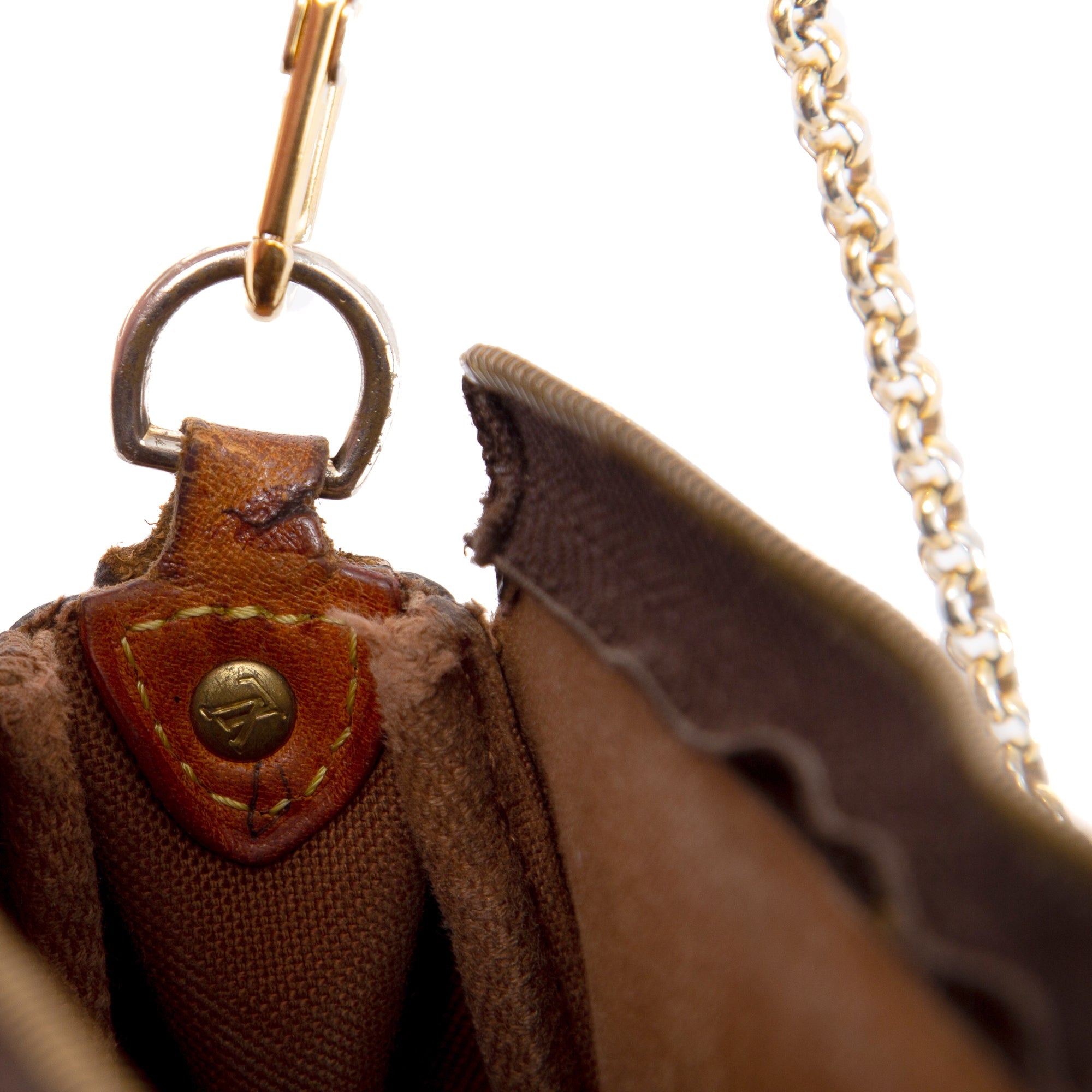 Louis Vuitton Monogram Eva Clutch w/ Strap