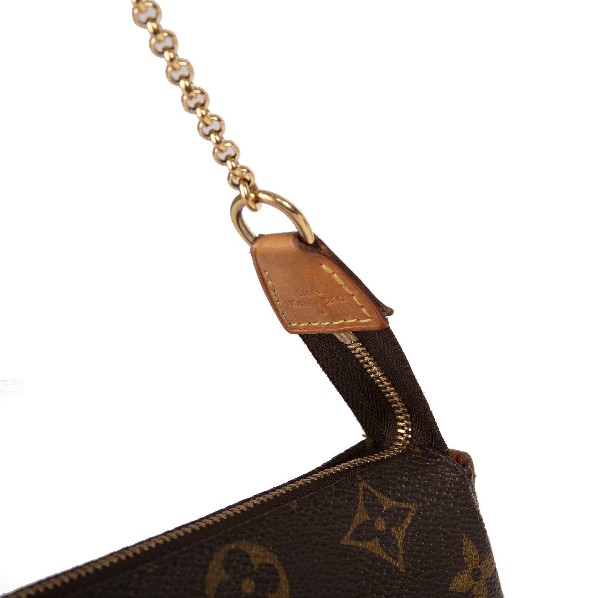 Louis Vuitton Monogram Eva Clutch w/ Strap & Box
