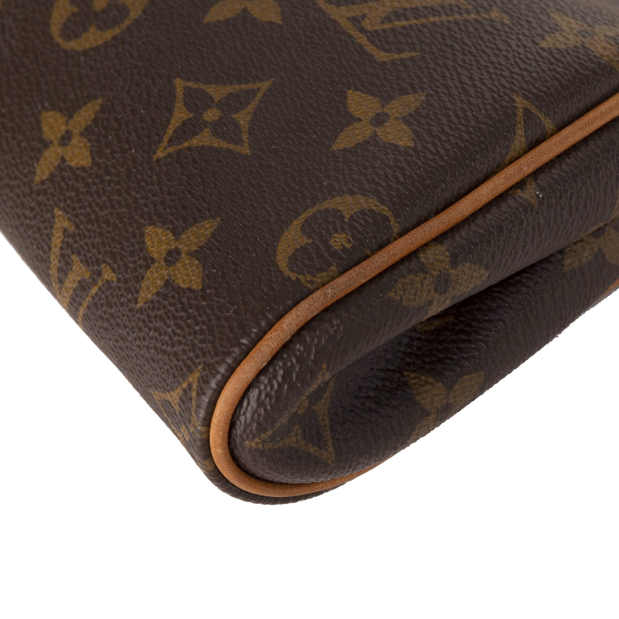 Louis Vuitton Monogram Eva Clutch w/ Strap & Box